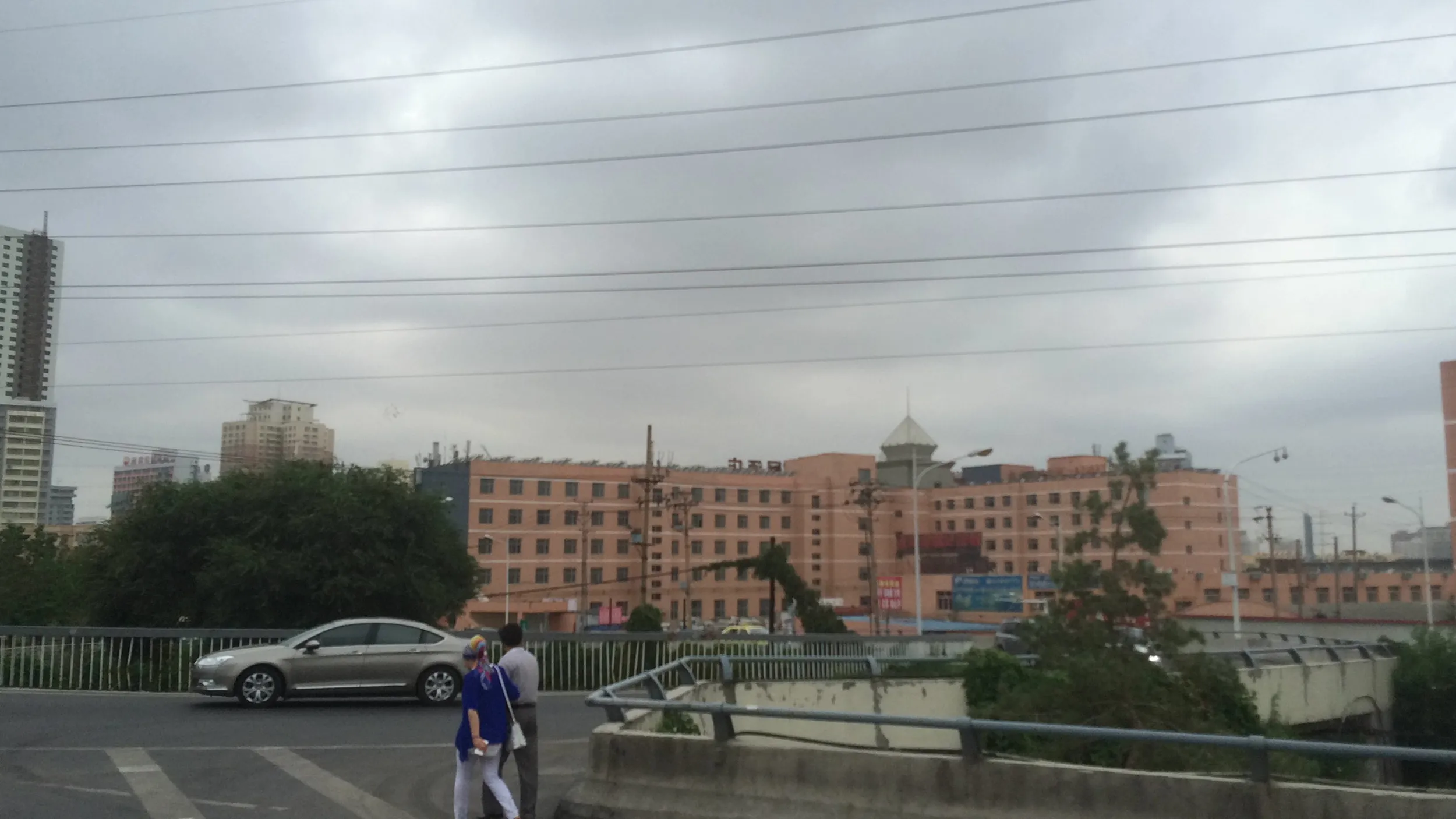 帰りのバスと風景