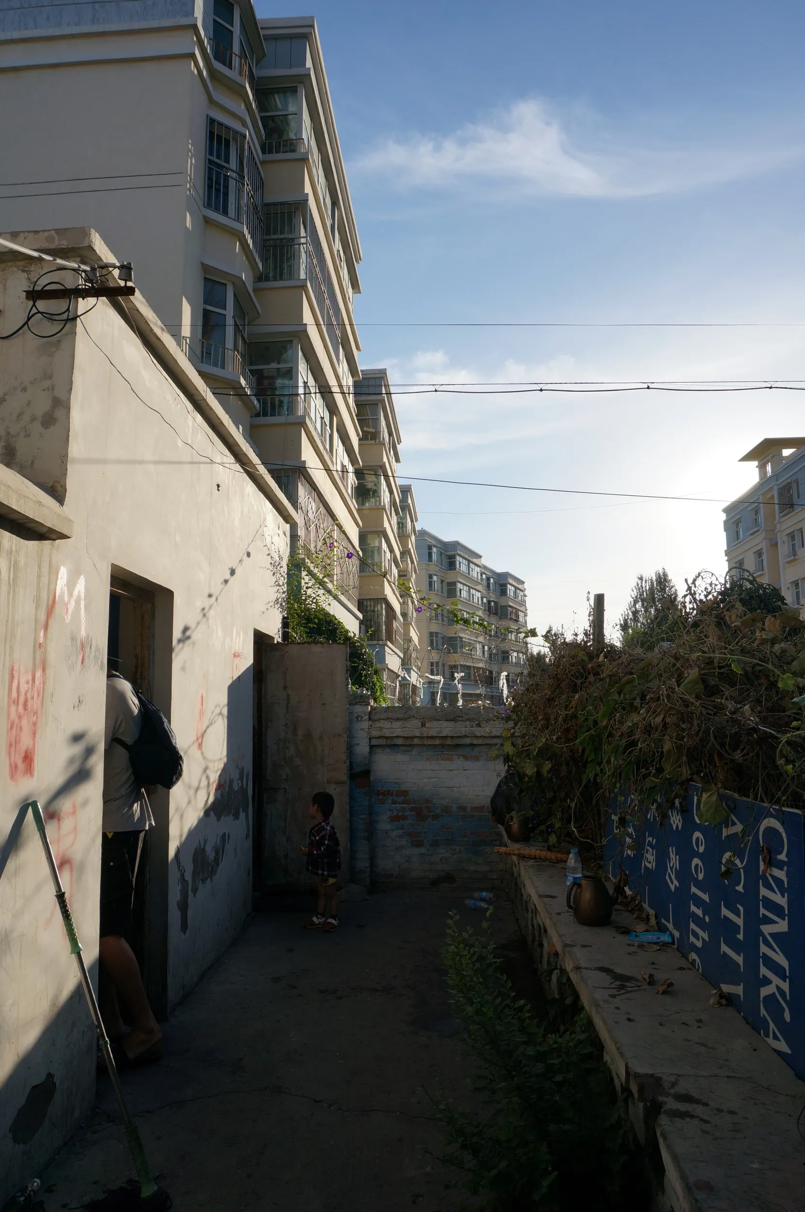 霍爾果斯(霍尔果斯)付近で小休憩