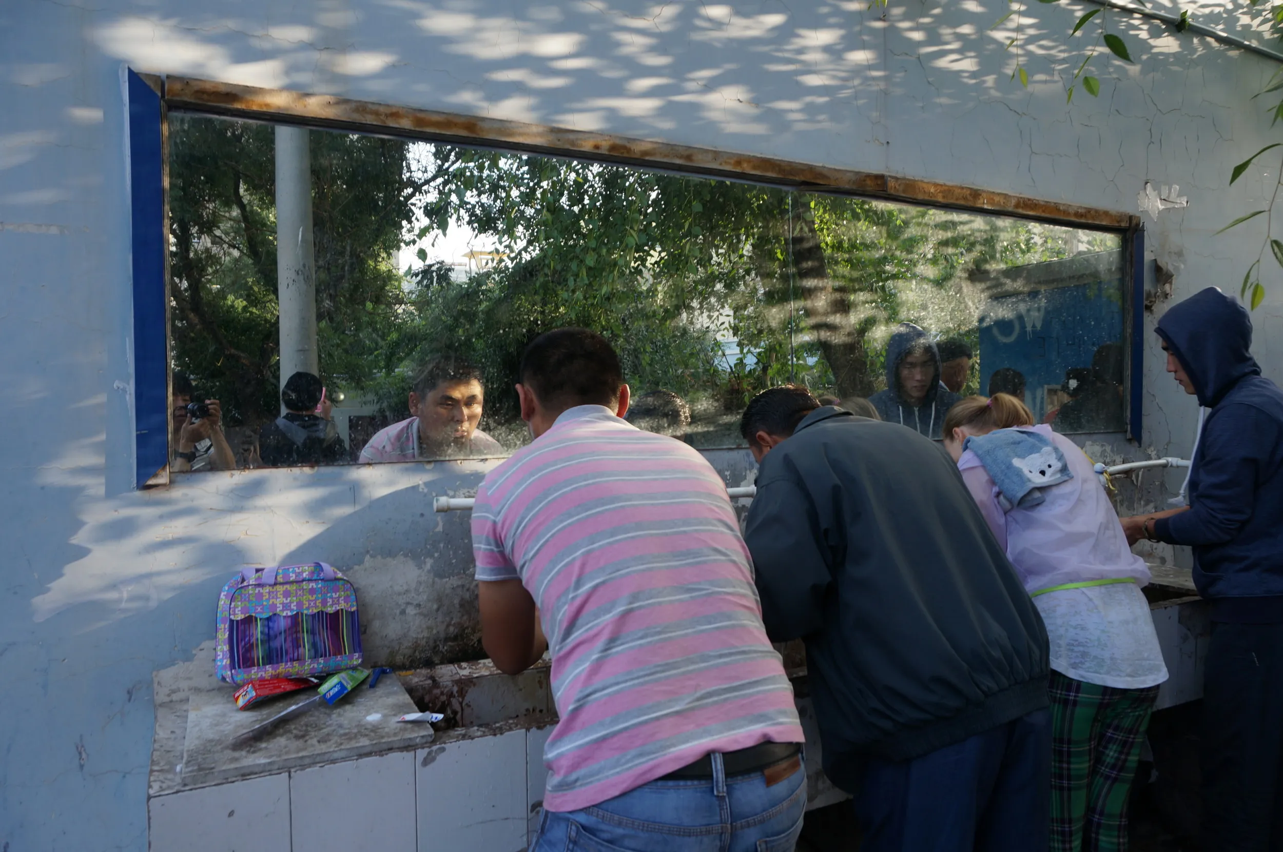 霍爾果斯(霍尔果斯)付近で小休憩