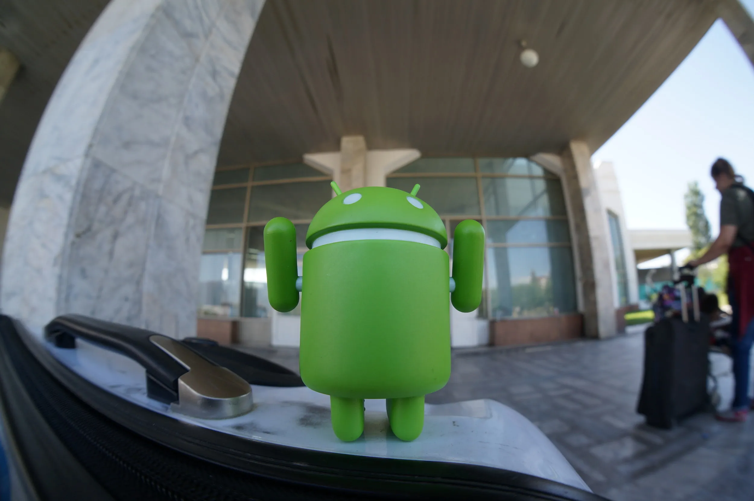 ドロイド君が記念撮影