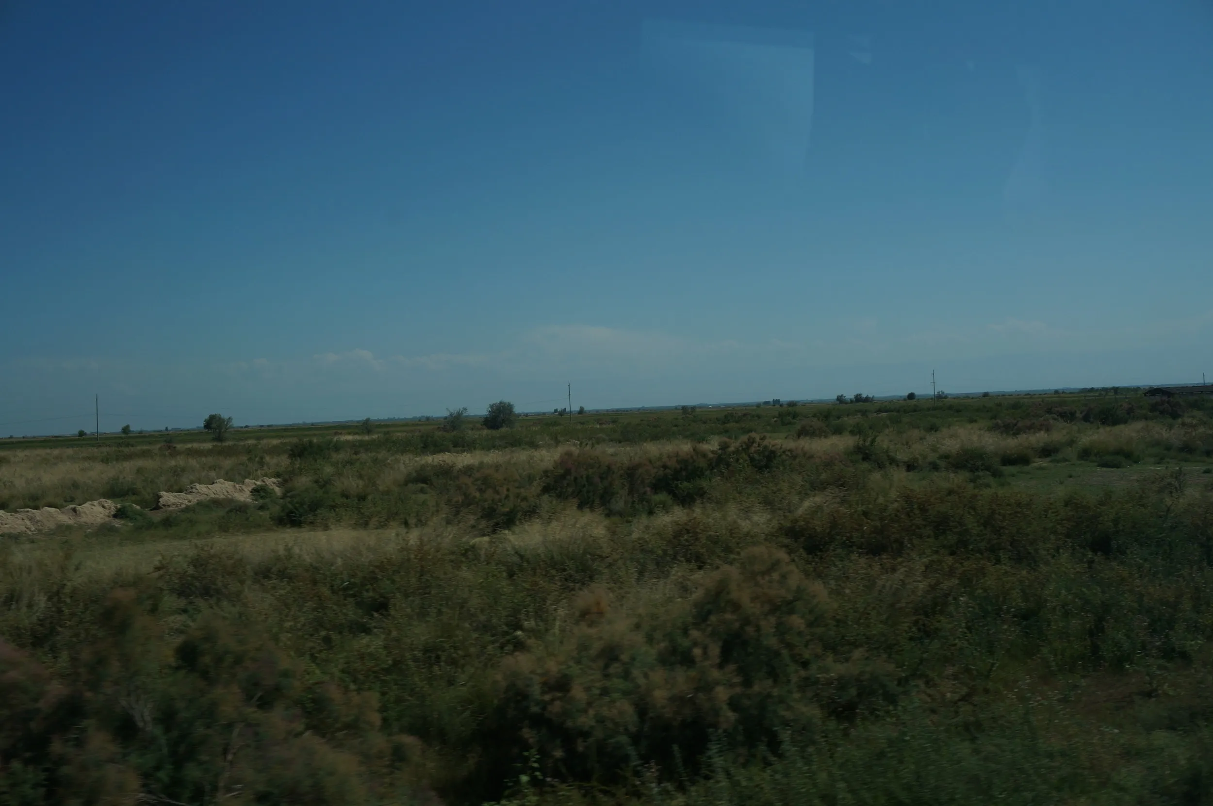 ジャルケント（Жаркент）、コクタル（Көктал）郊外の風景