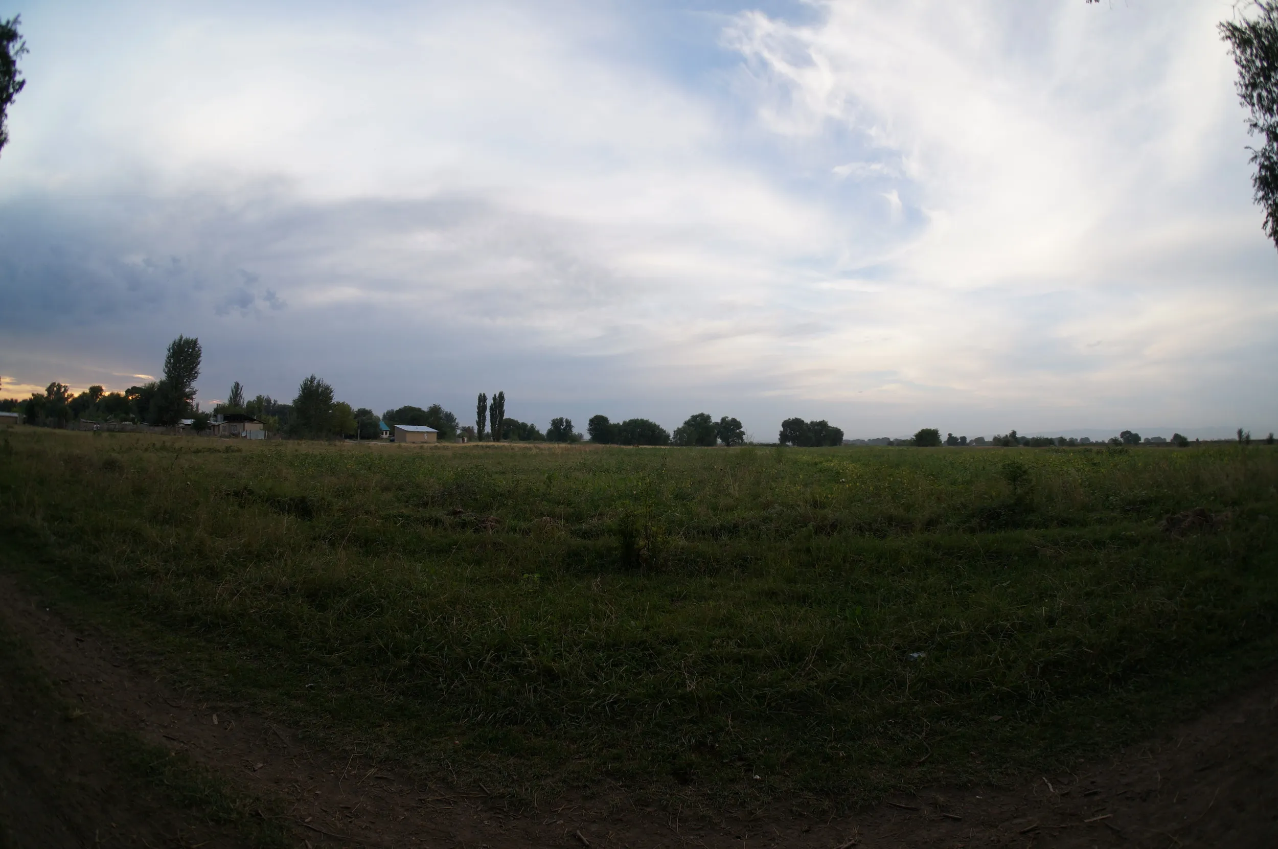 エフゲニエフカ（Евгеньевка）付近の田園風景