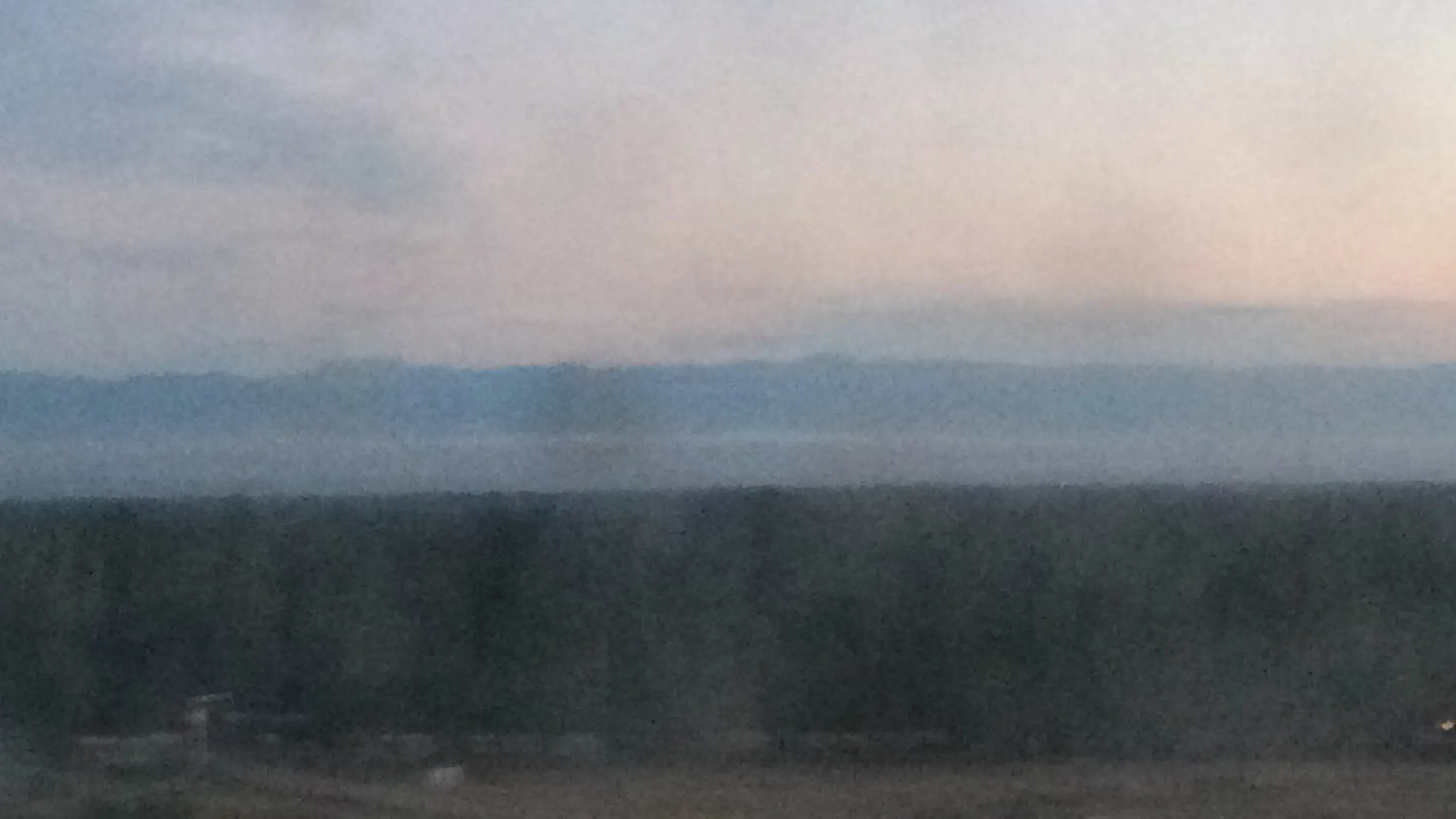 蜃気楼？を目撃