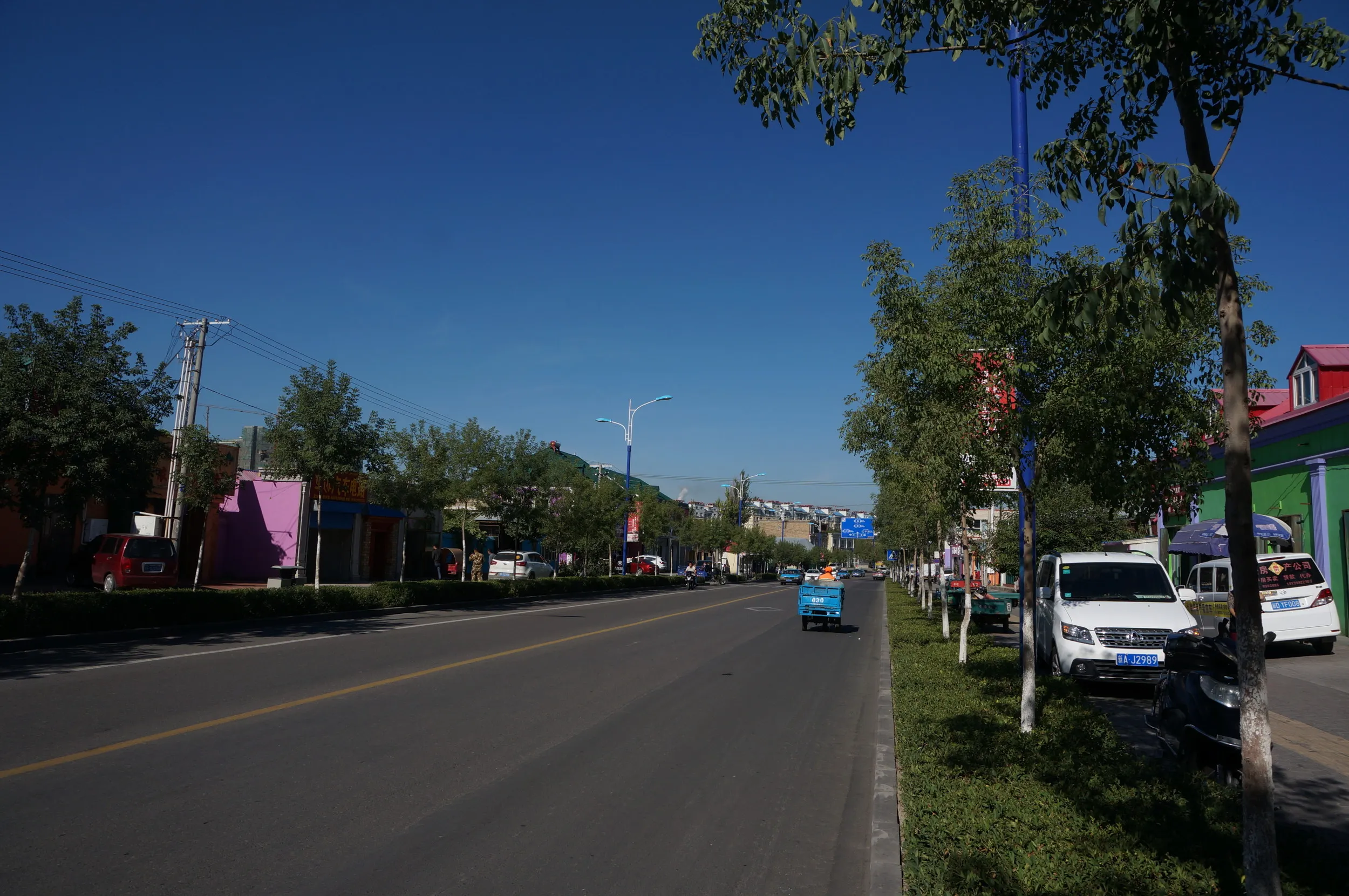 伊寧市内の風景
