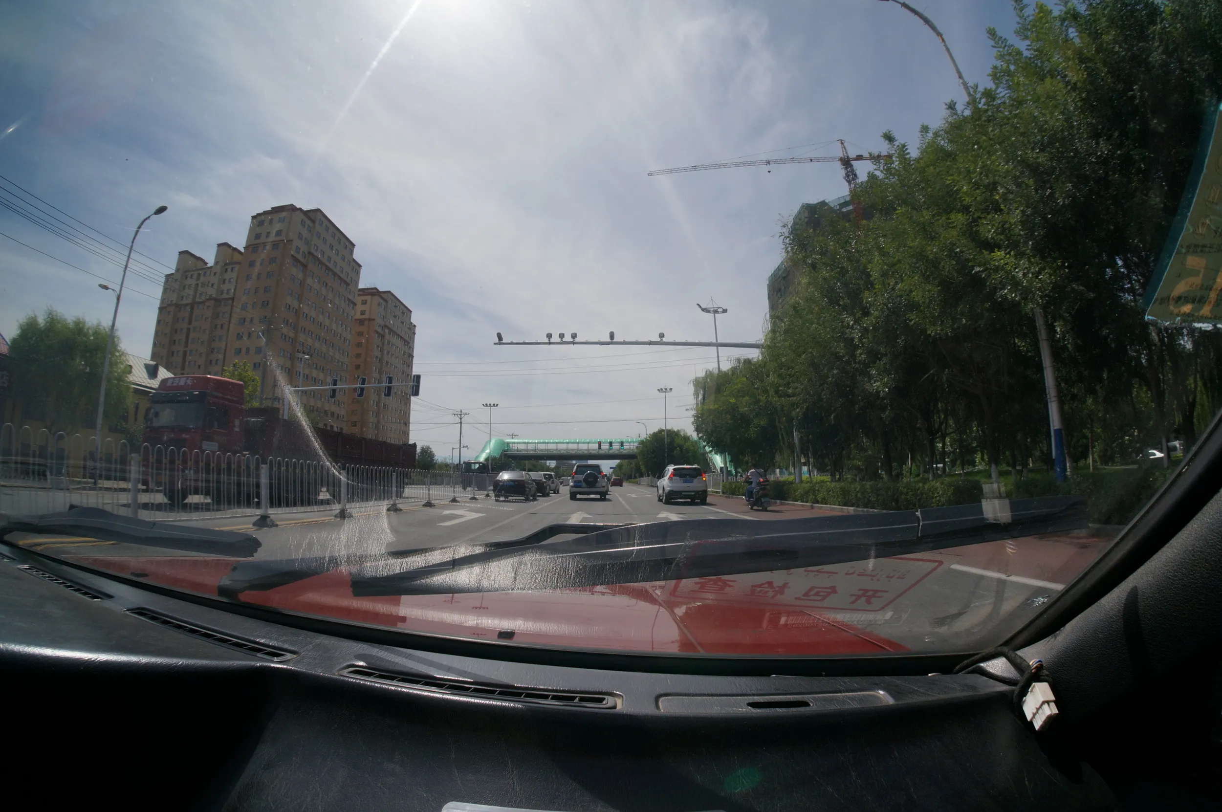 伊寧市内の風景