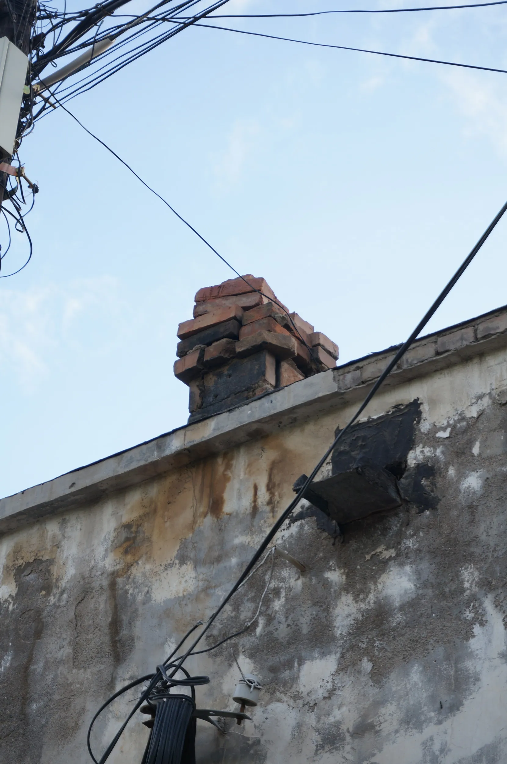 軍墾路便民市場付近の街並み