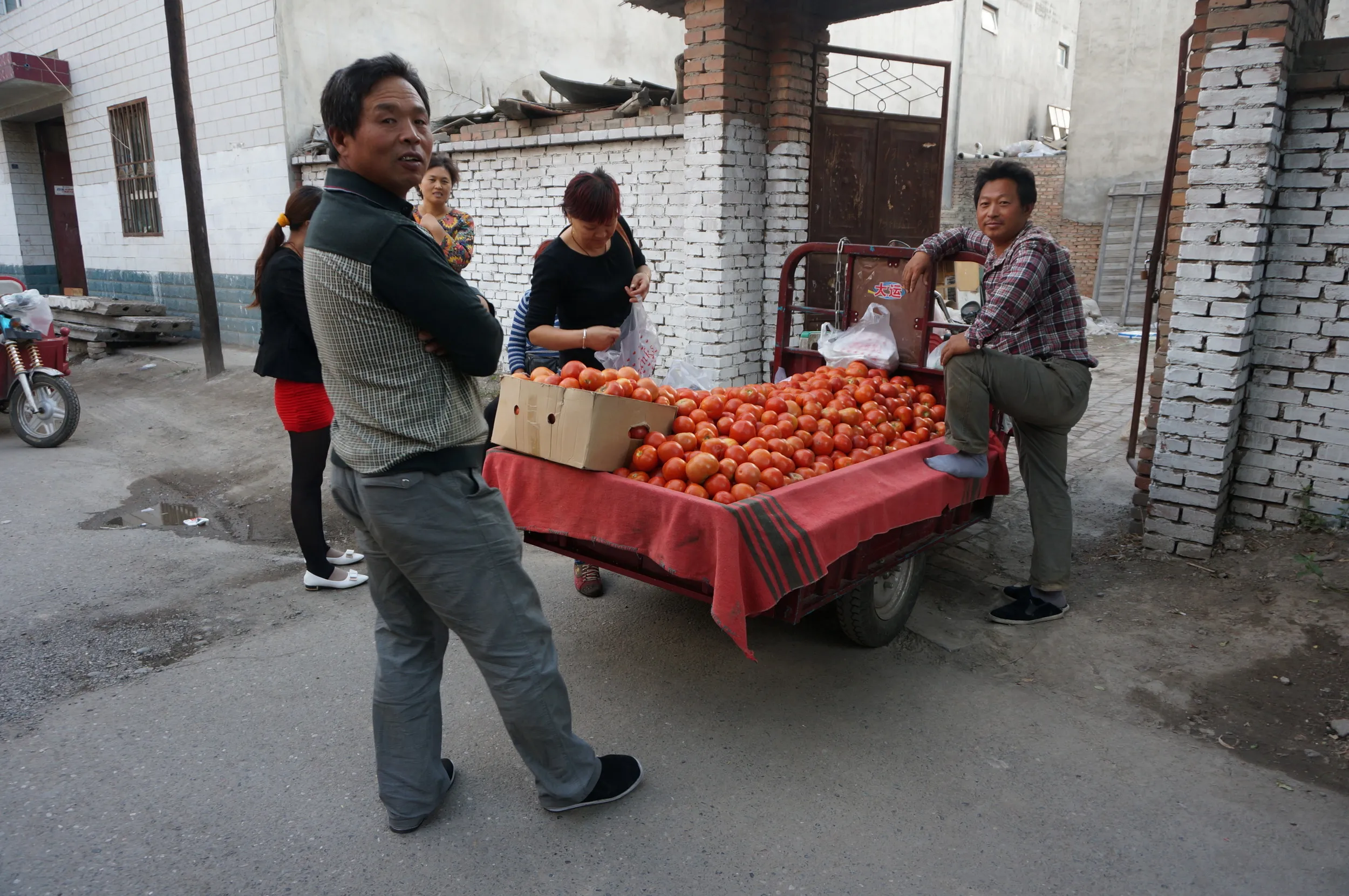 軍墾路便民市場付近