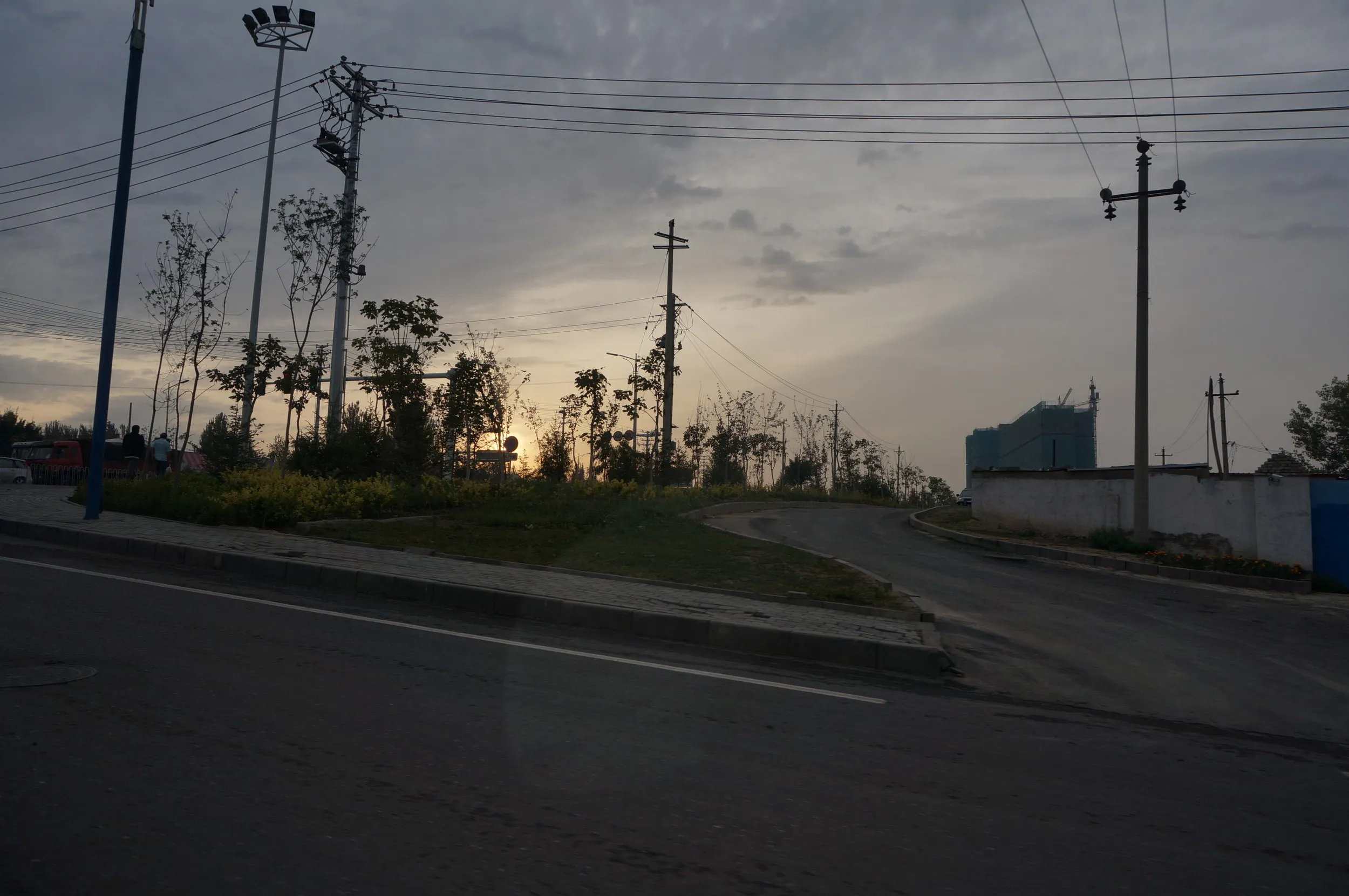 朝日が昇って来た