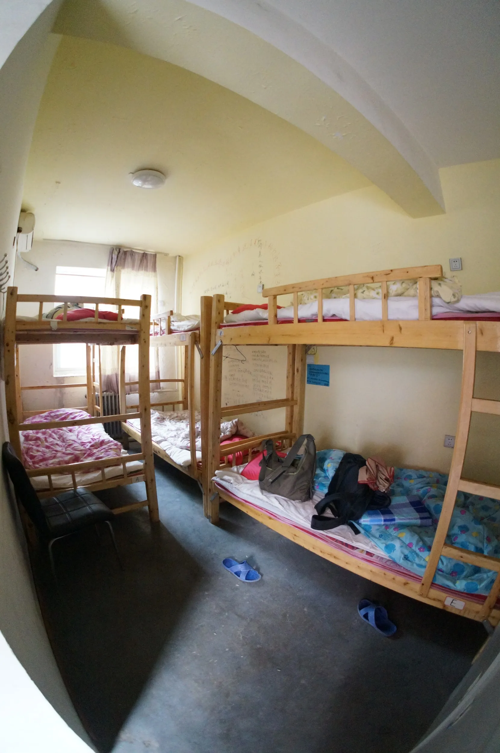 四階の4人部屋ドミトリー