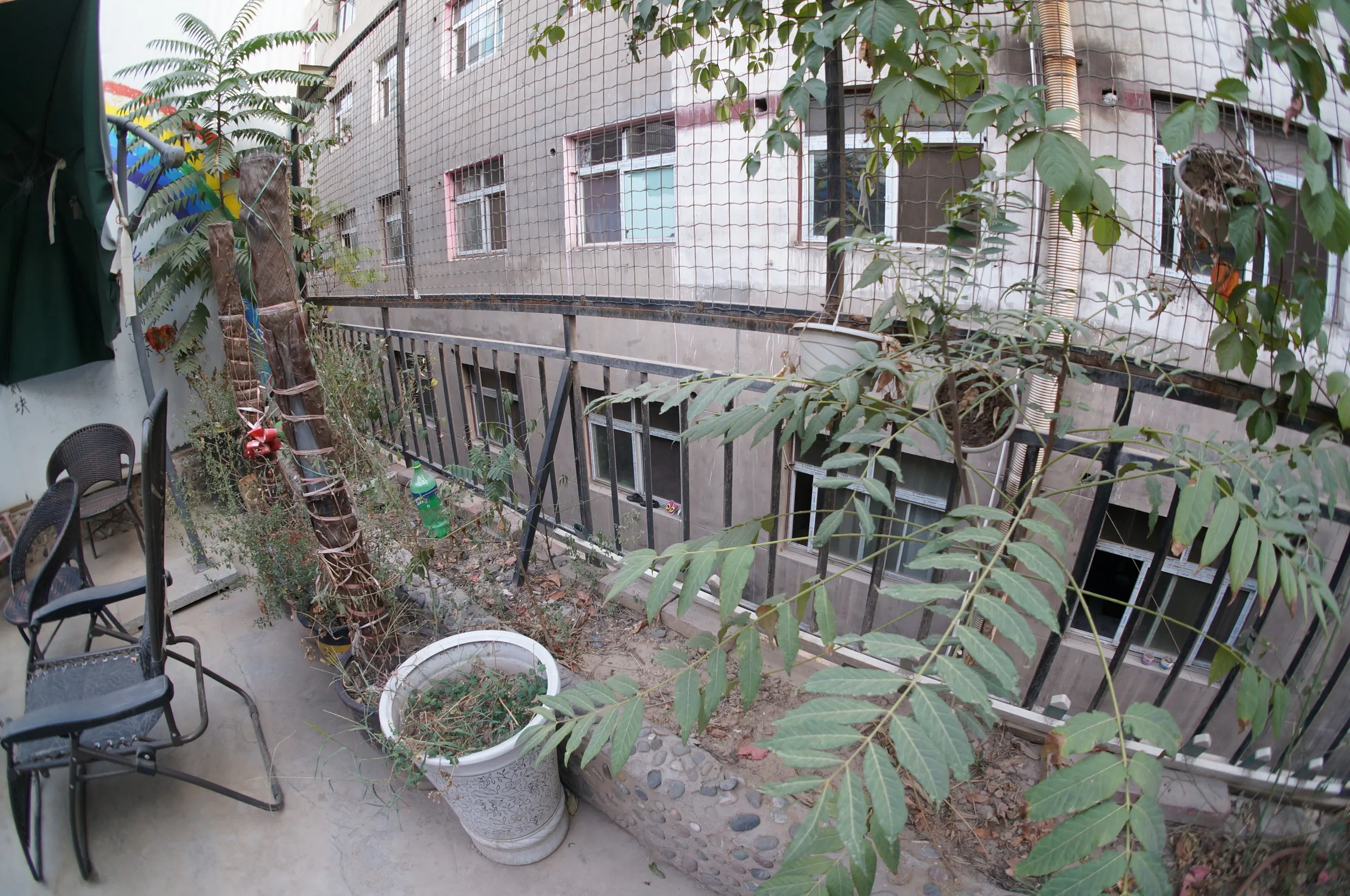 ユースホステルの四階