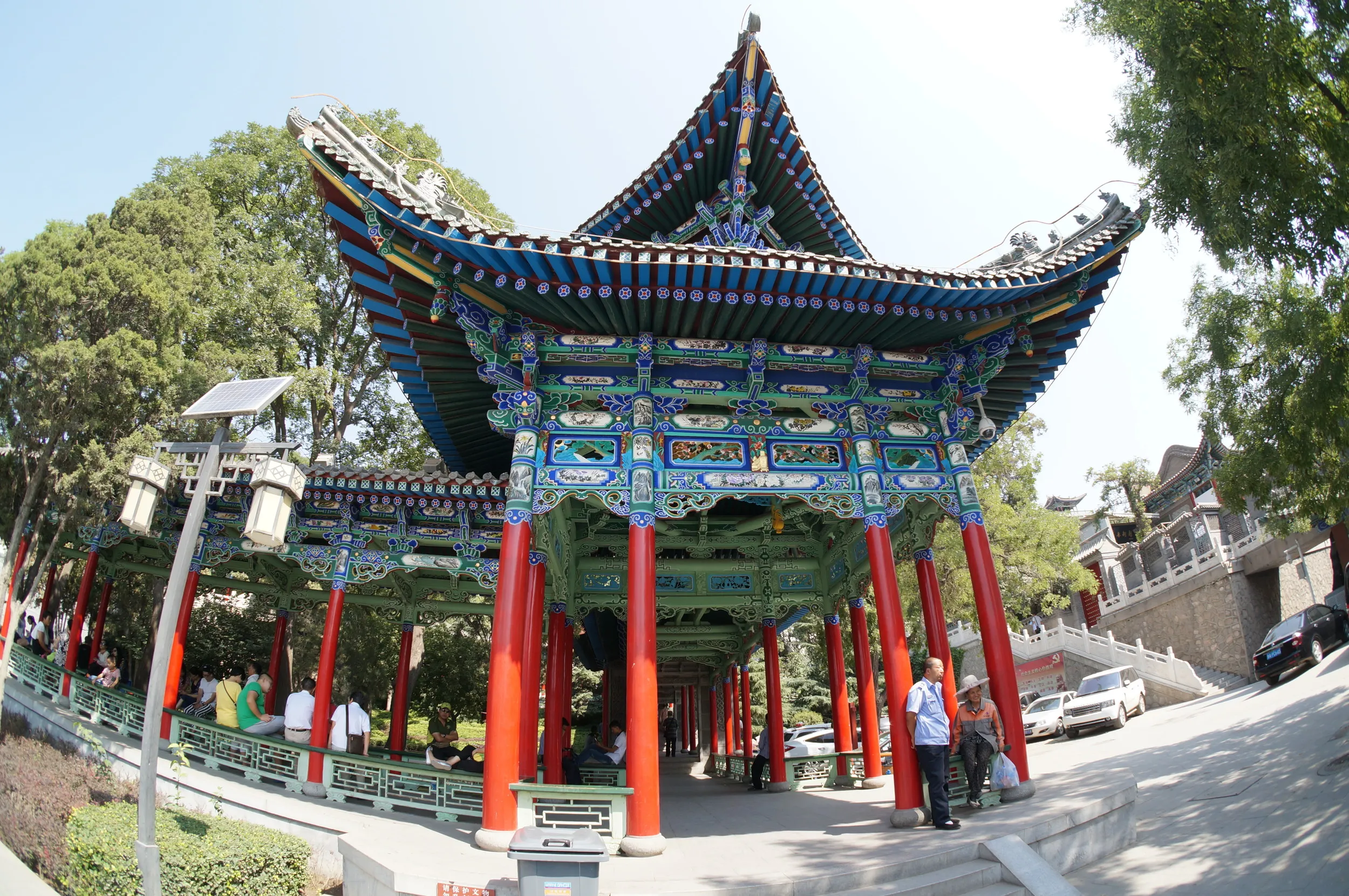 白塔山公園を散歩