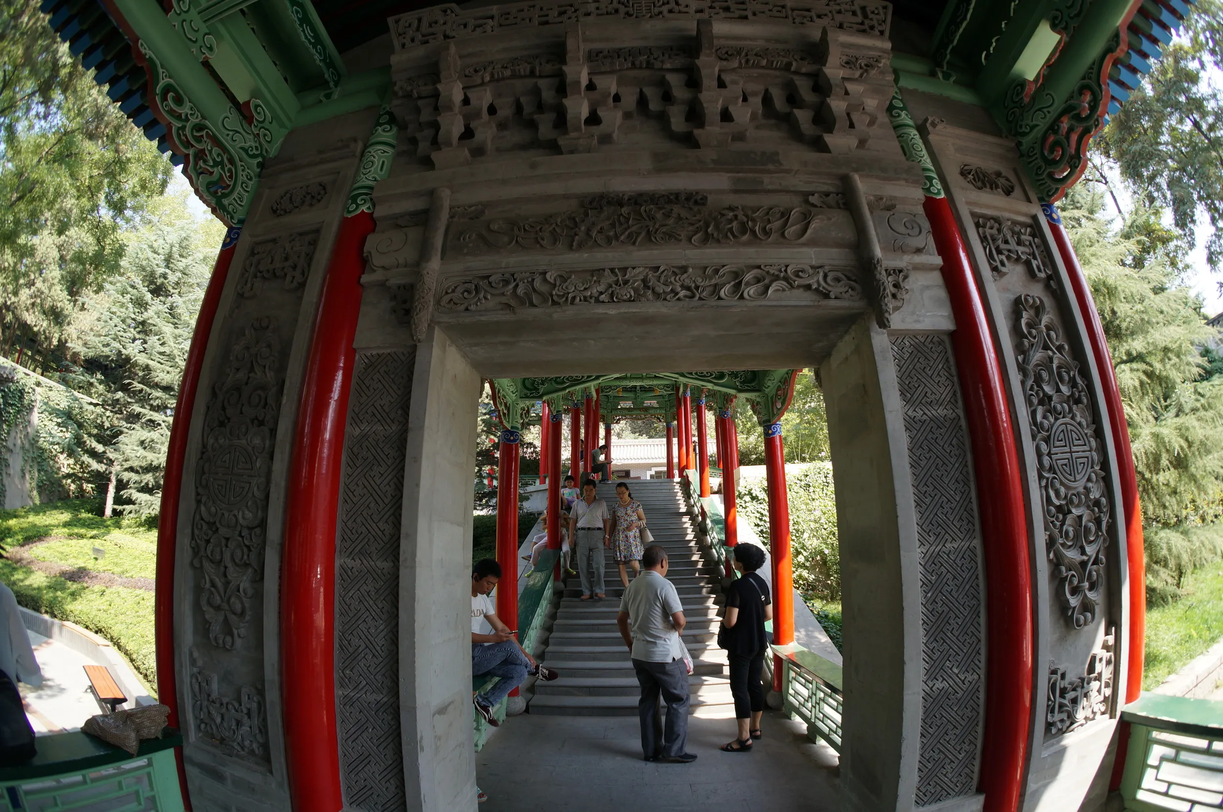 白塔山公園を散歩