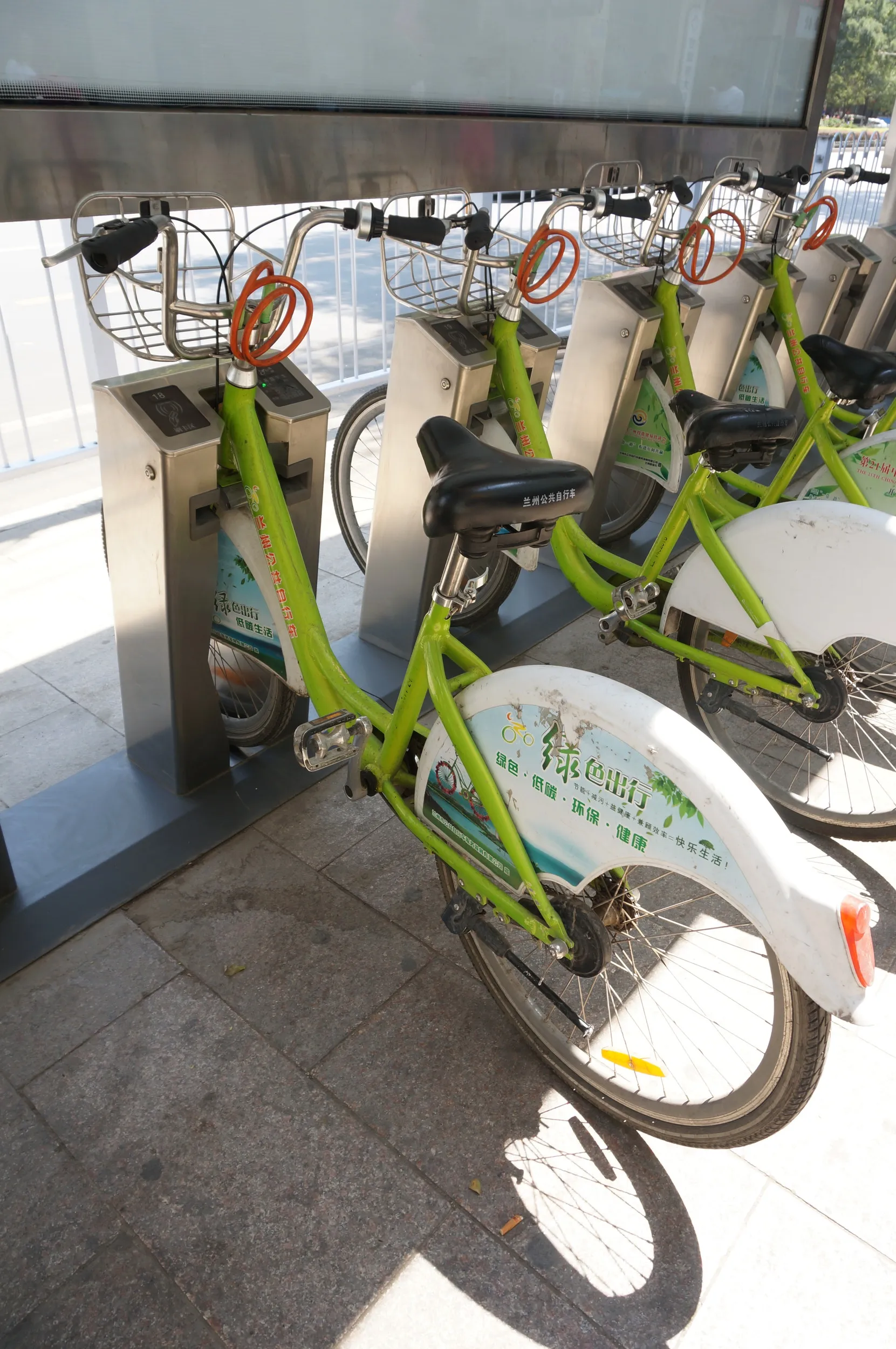 中山路にあるレンタルサイクル