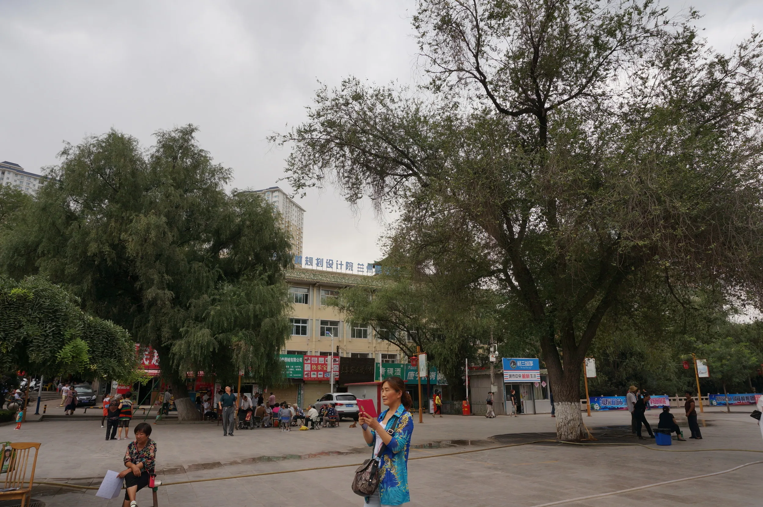 五泉山公園入り口付近