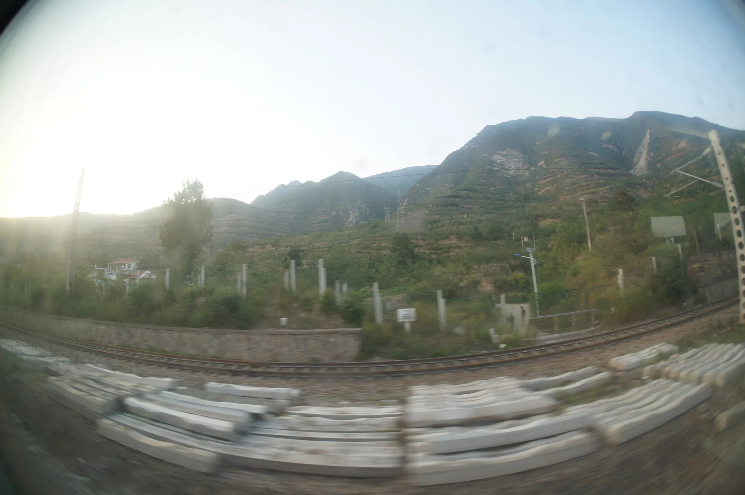 伯陽駅周辺の風景