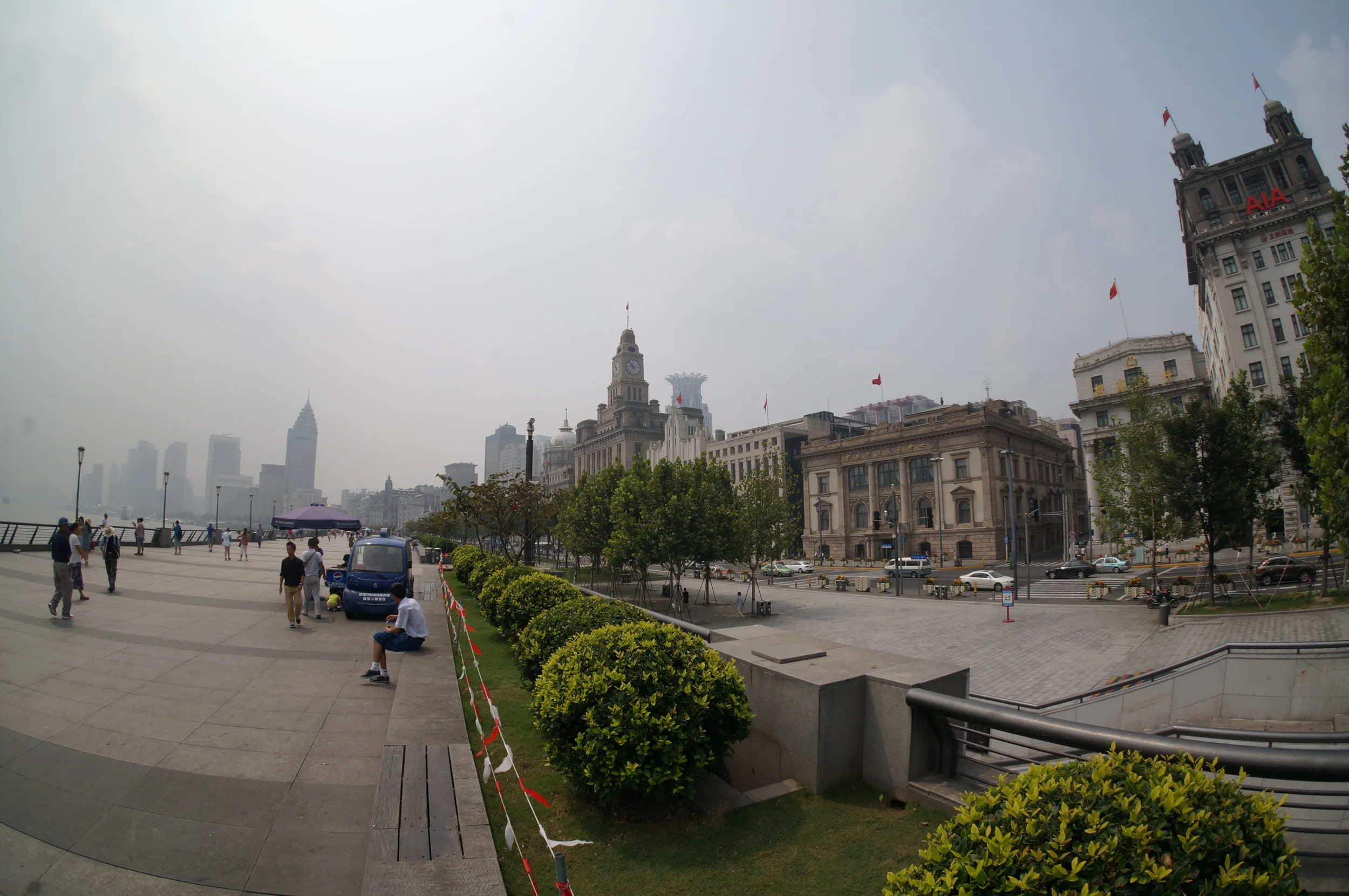 外灘（バンド）地区の風景