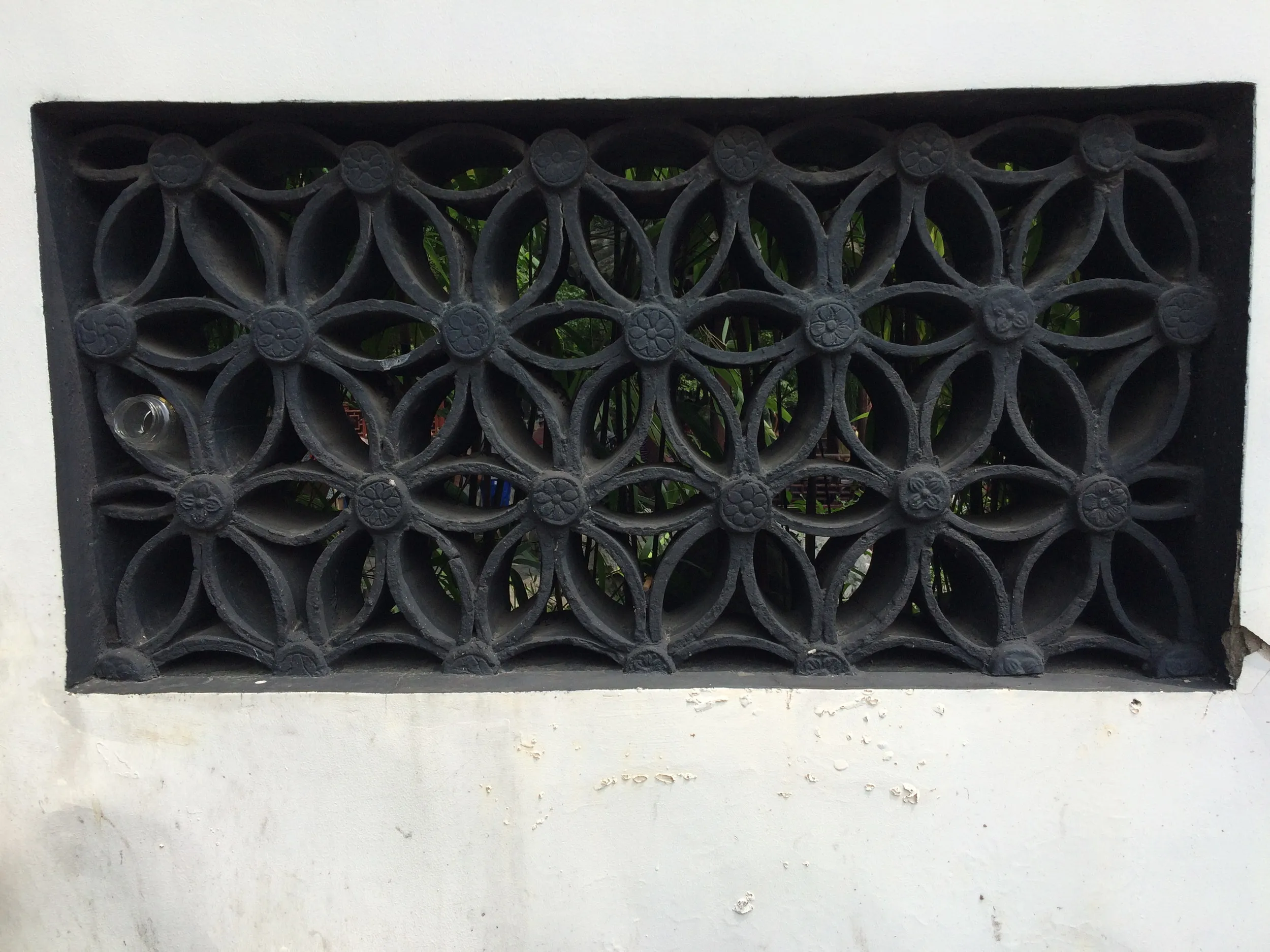 九曲橋付近、豫園の壁の意匠