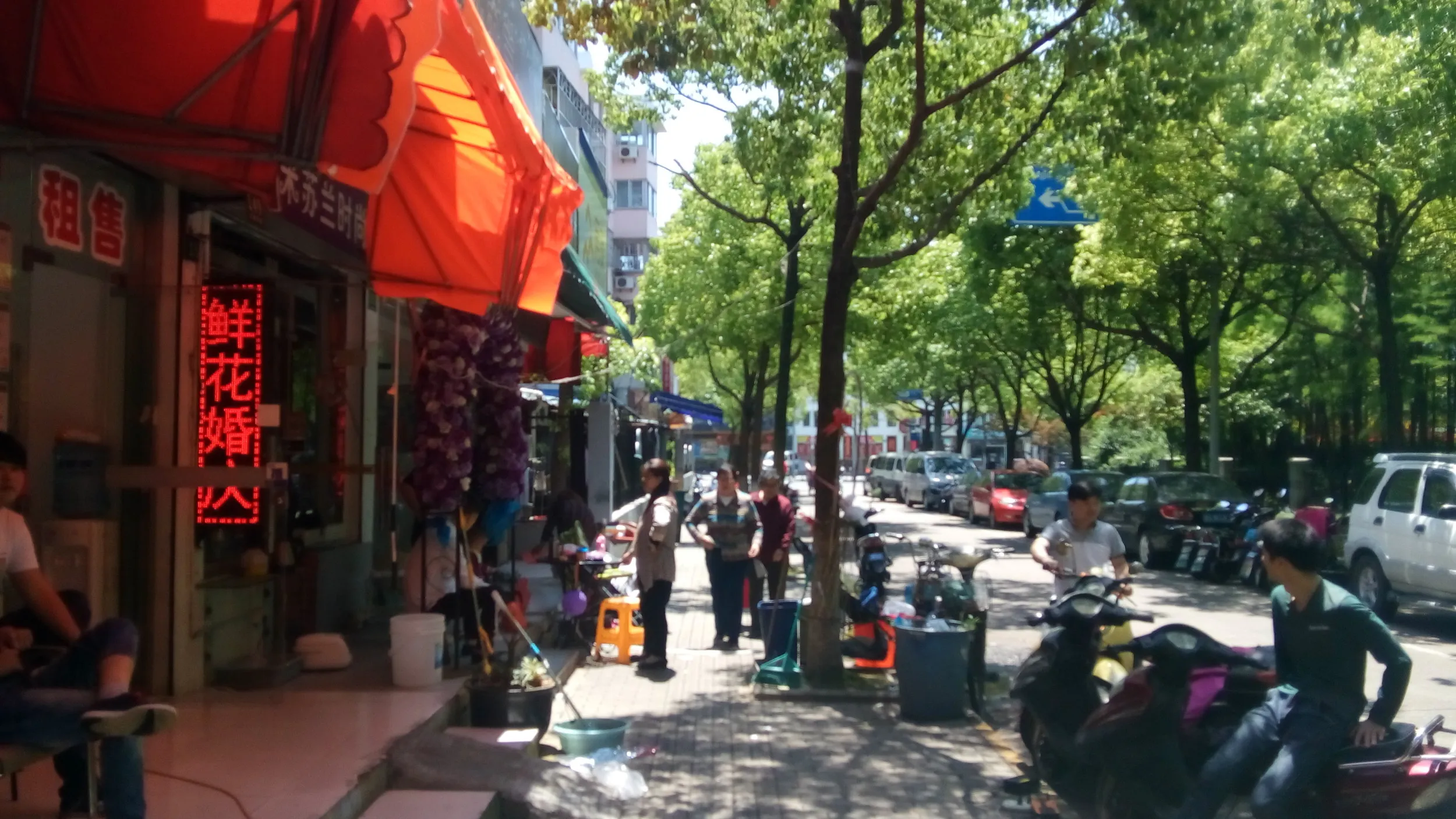 不動産屋の近く