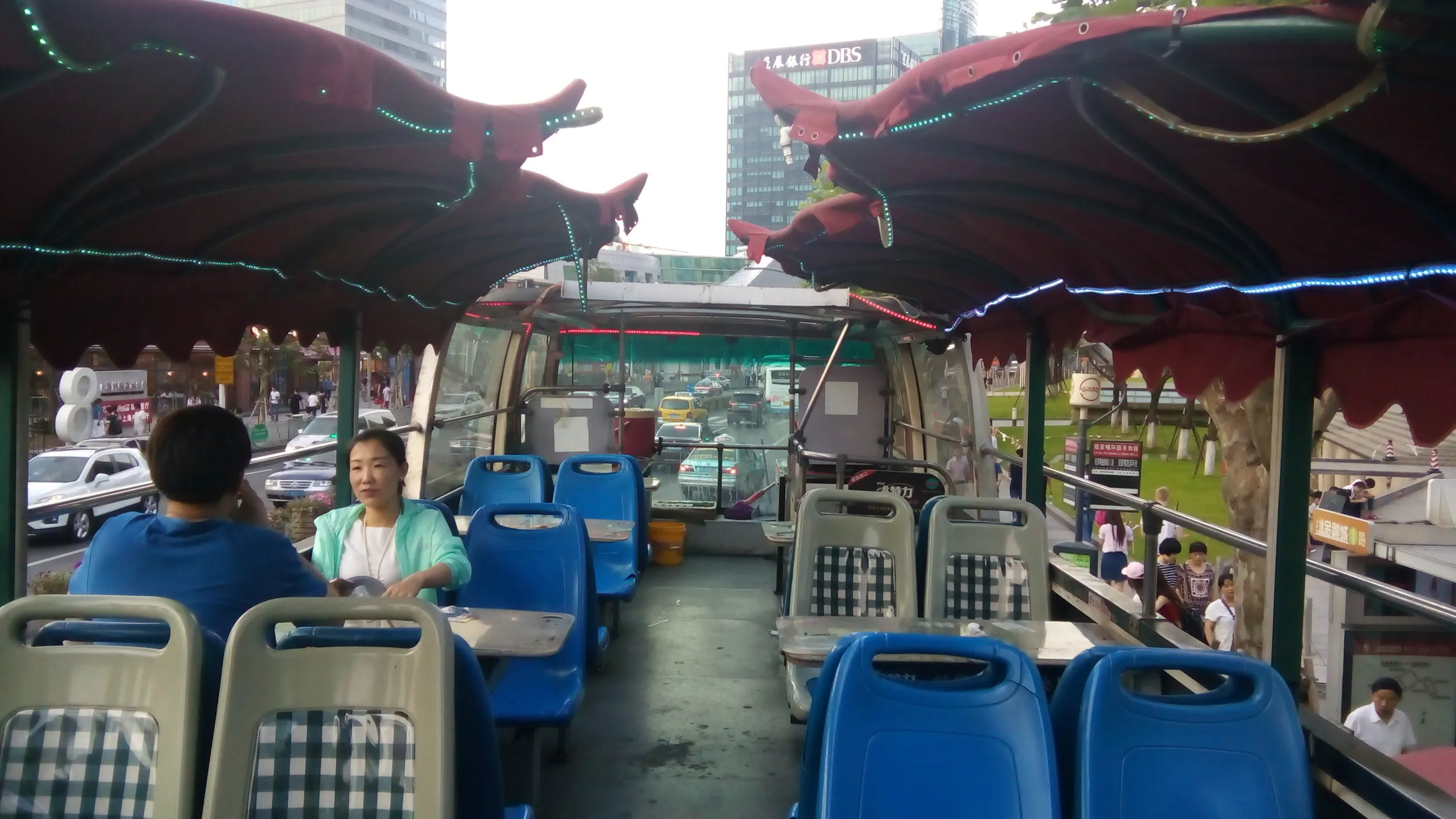 観光バスからの風景