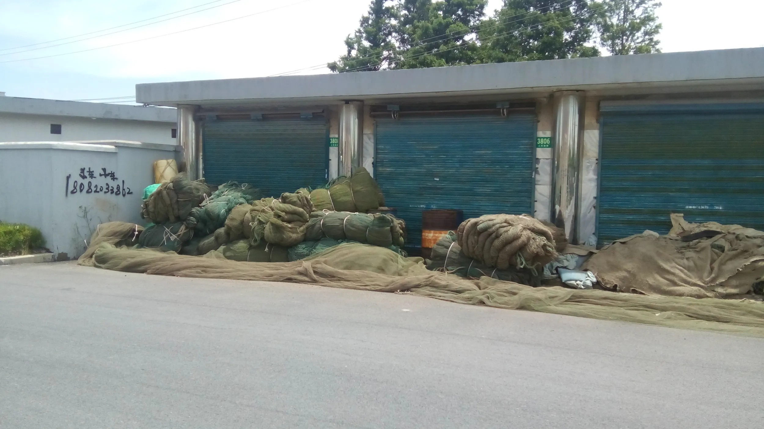 長江河畔の風景