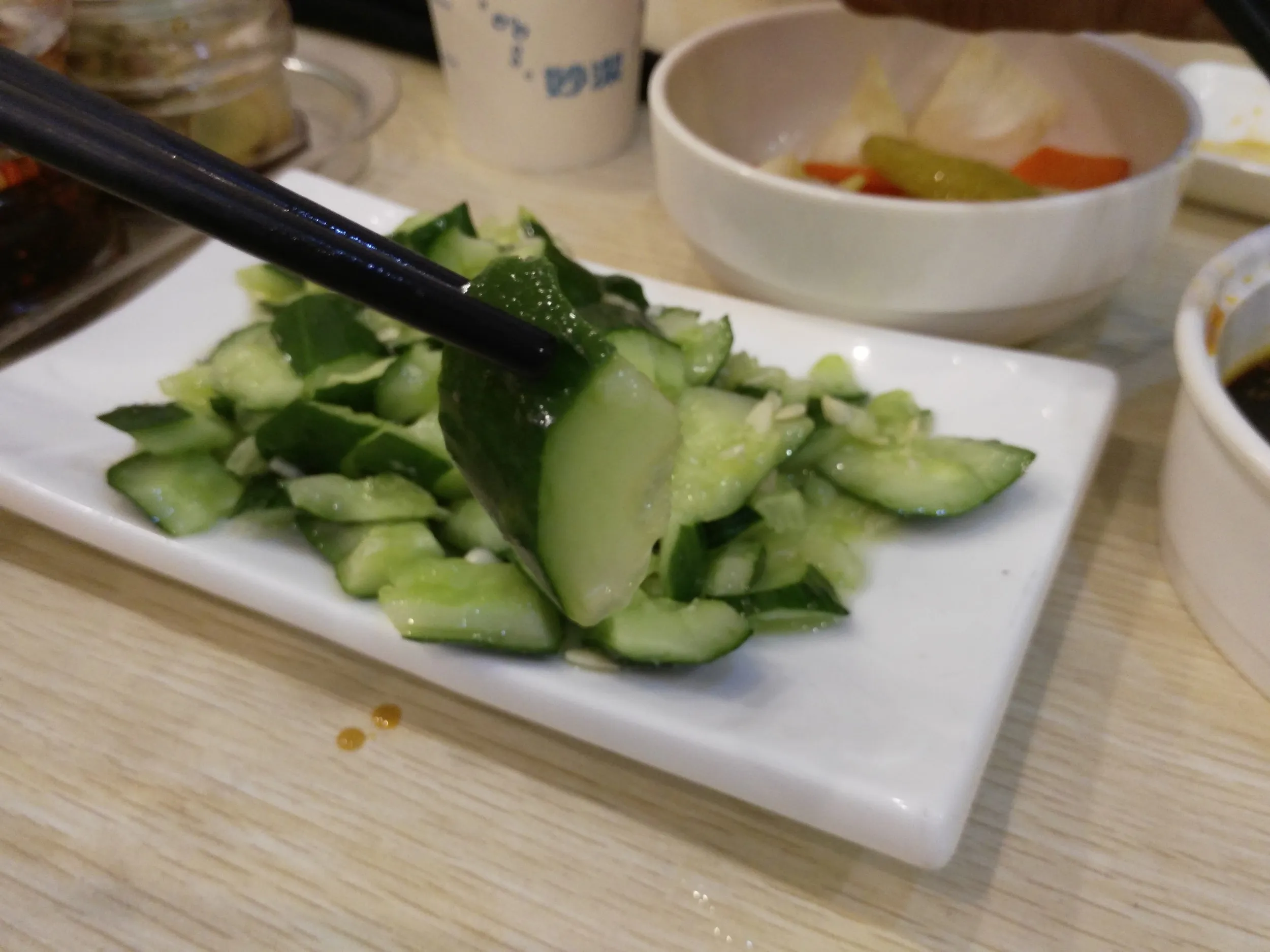 きゅうりと豆腐の和え物