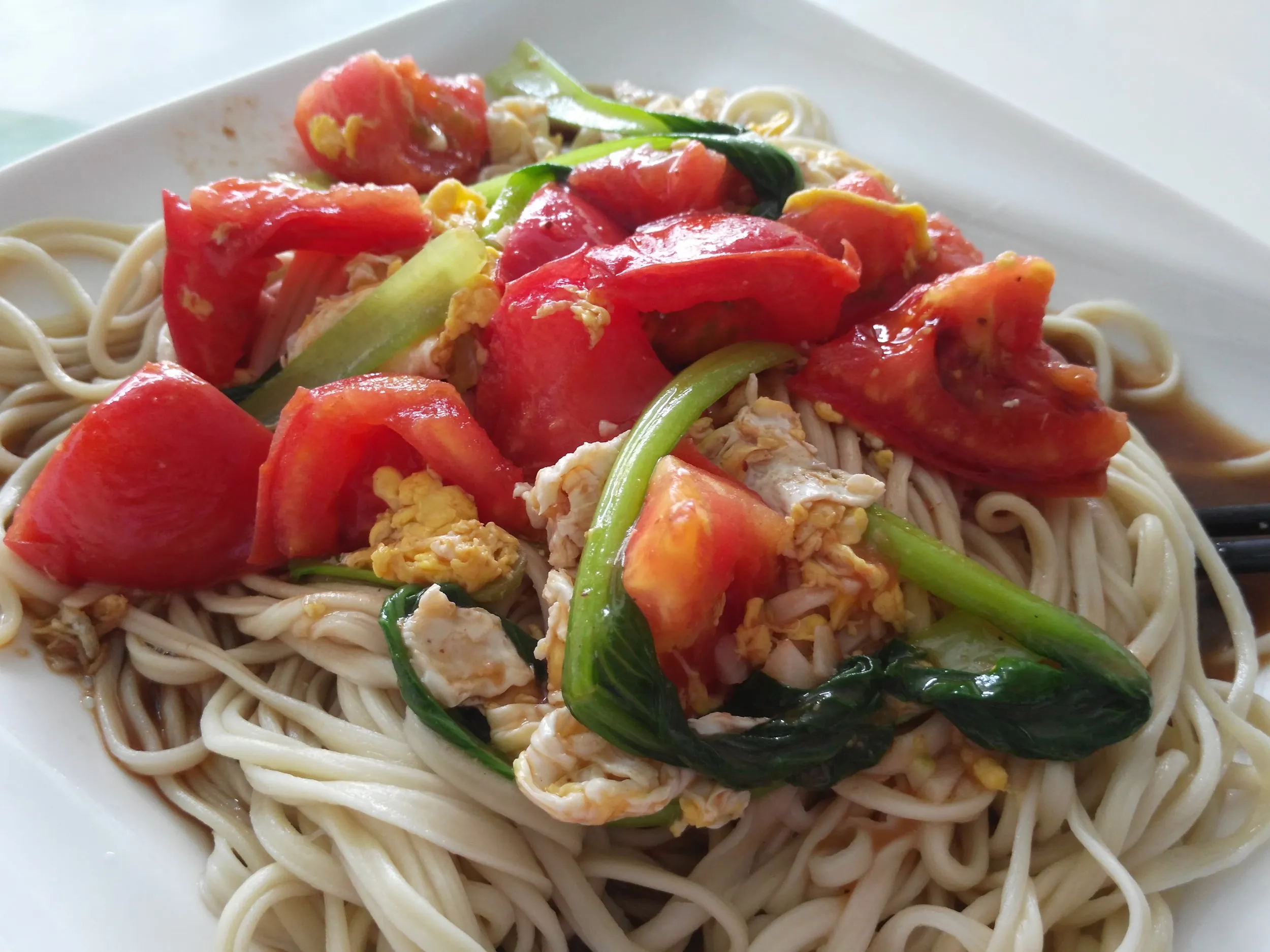 ウイグル族の店の炒め麺