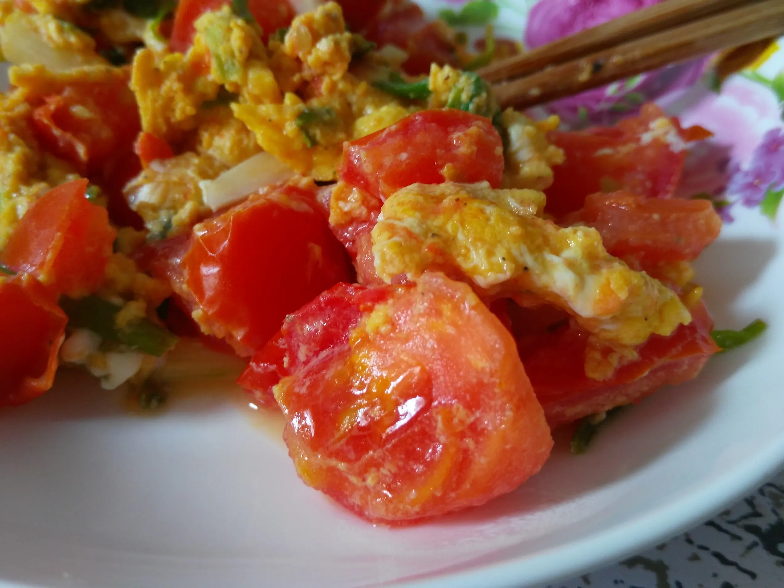 トマトと卵の炒め物