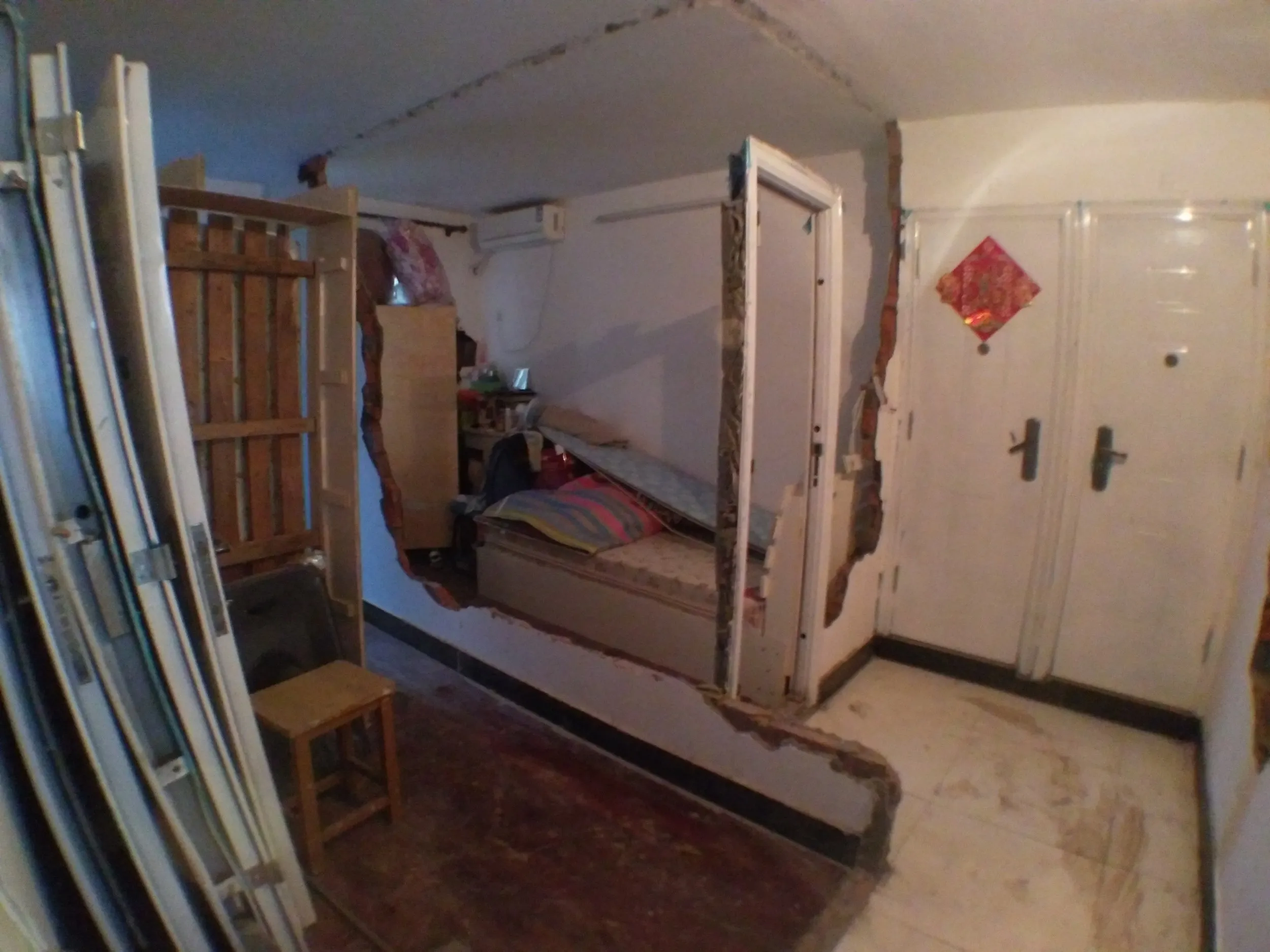 夕方には綺麗に復旧した部屋