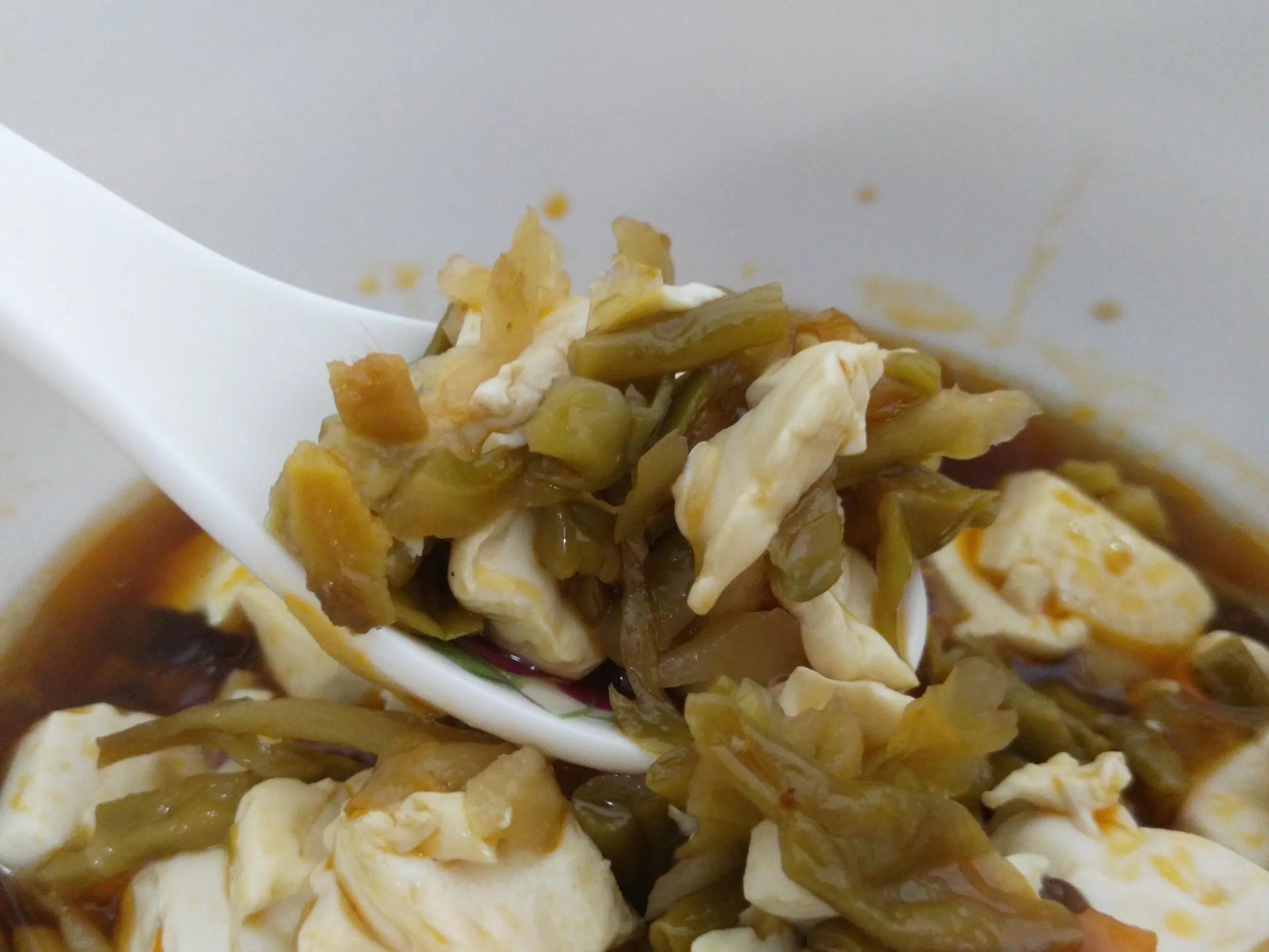 豆腐とササゲ料理