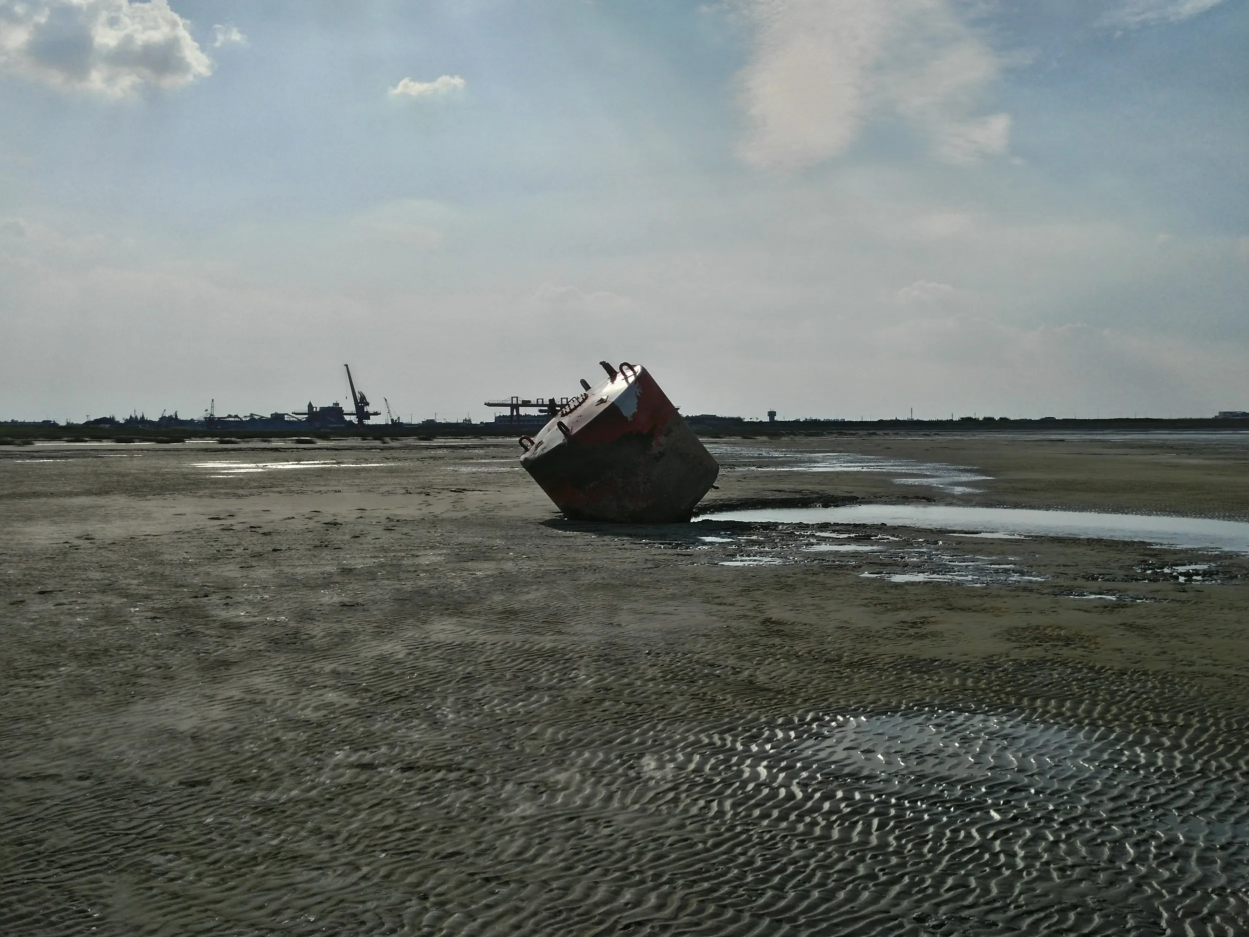 長江河口を散歩