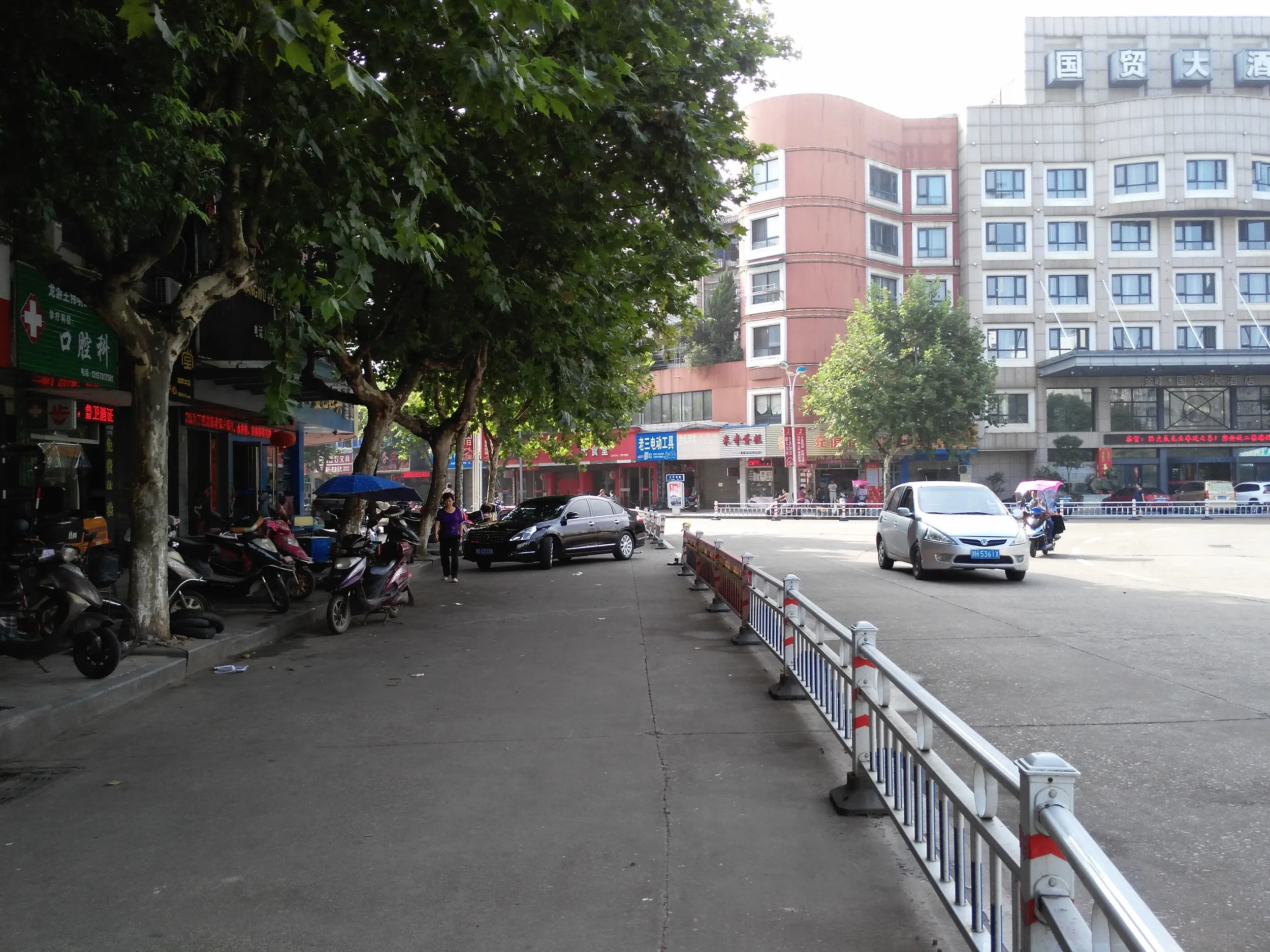 龍遊の中心部を散歩