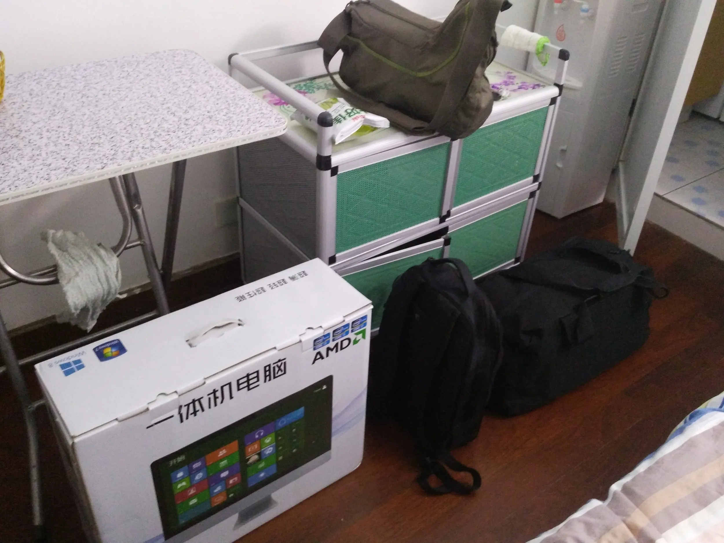 帰国前の荷物整理