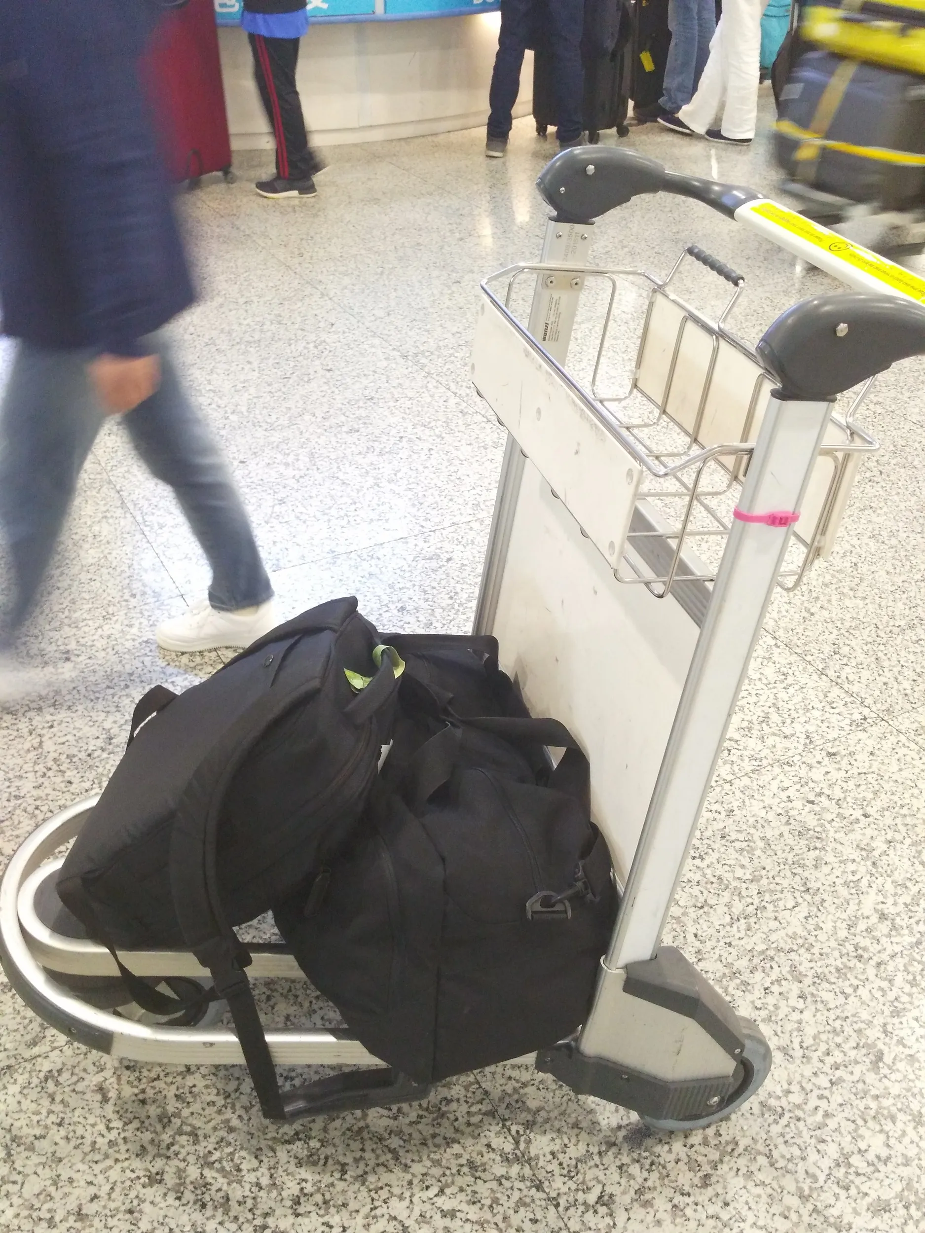 上海浦東国際空港へ到着