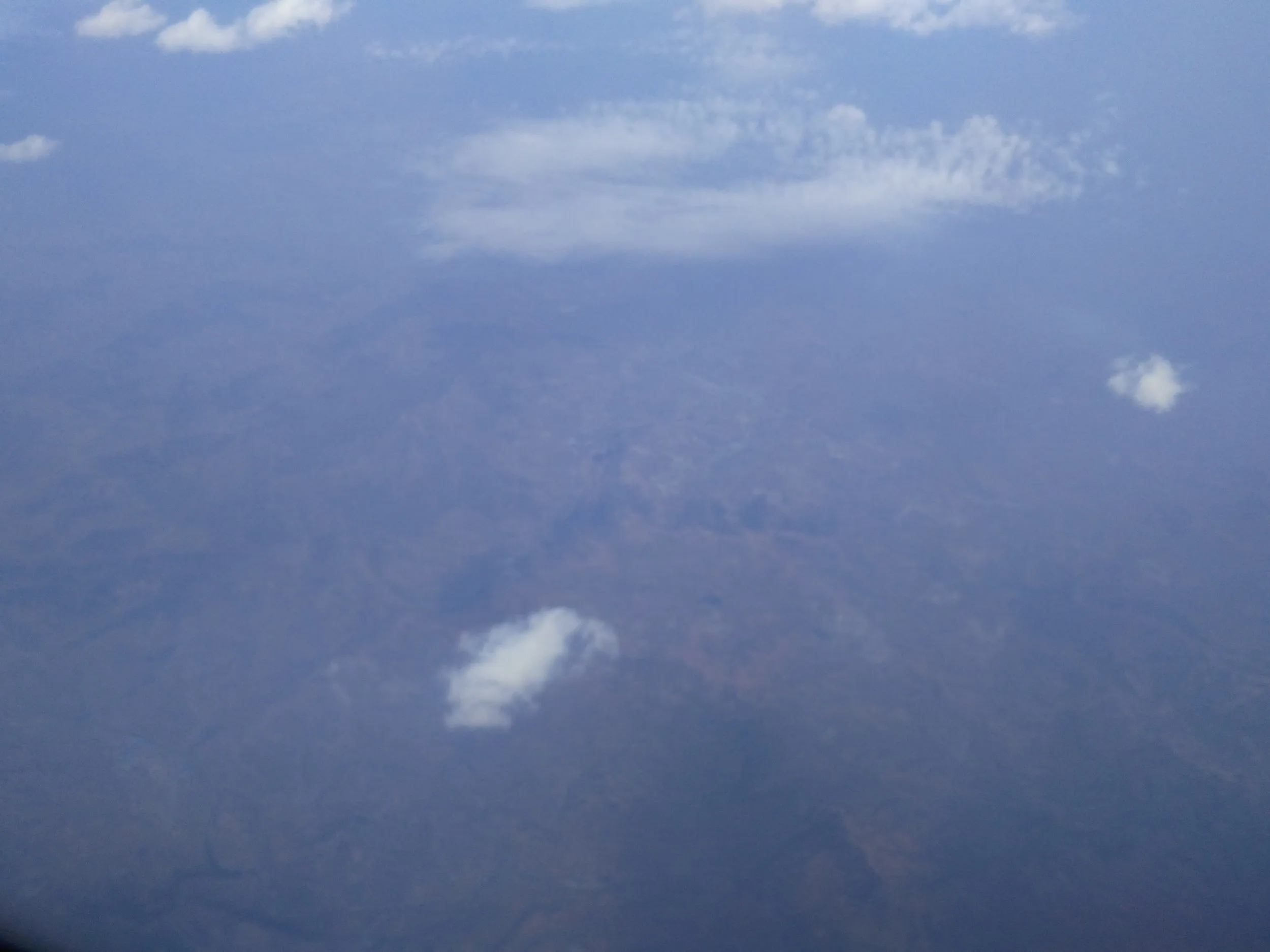 機内からの風景