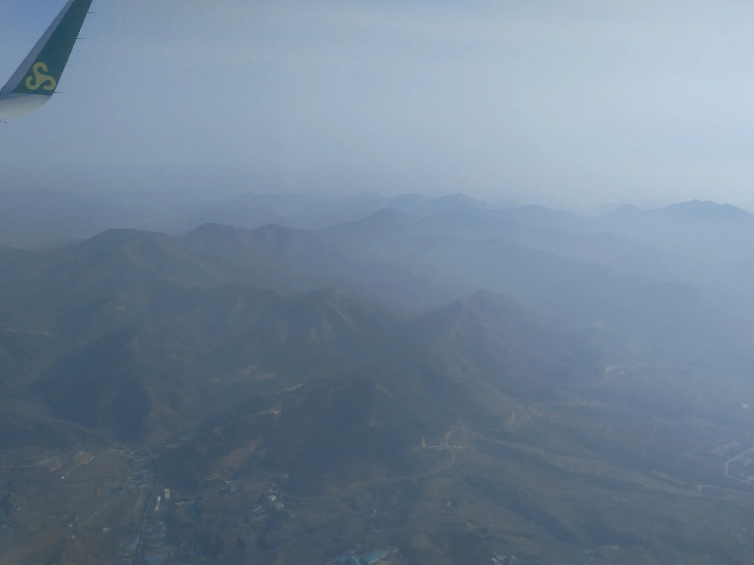 機内からの風景