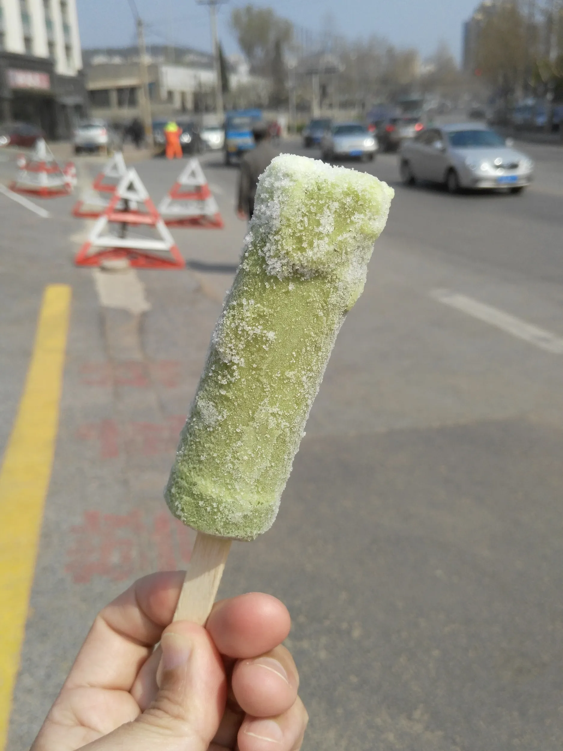 マスクとアイス