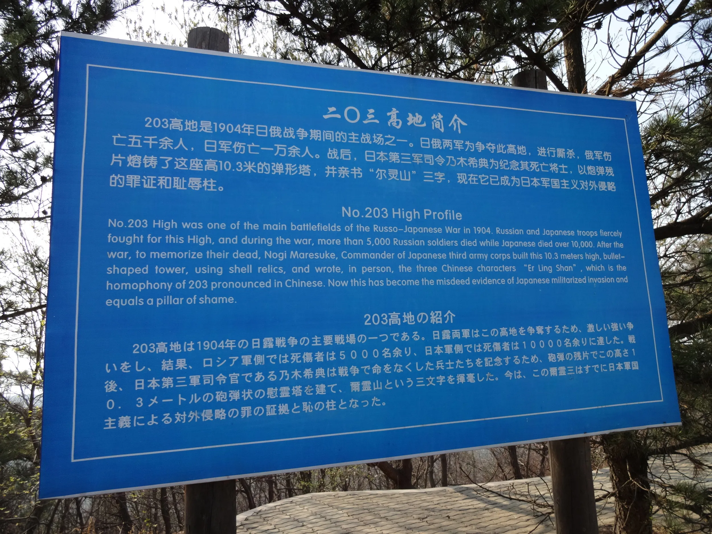 爾霊山塔の概要