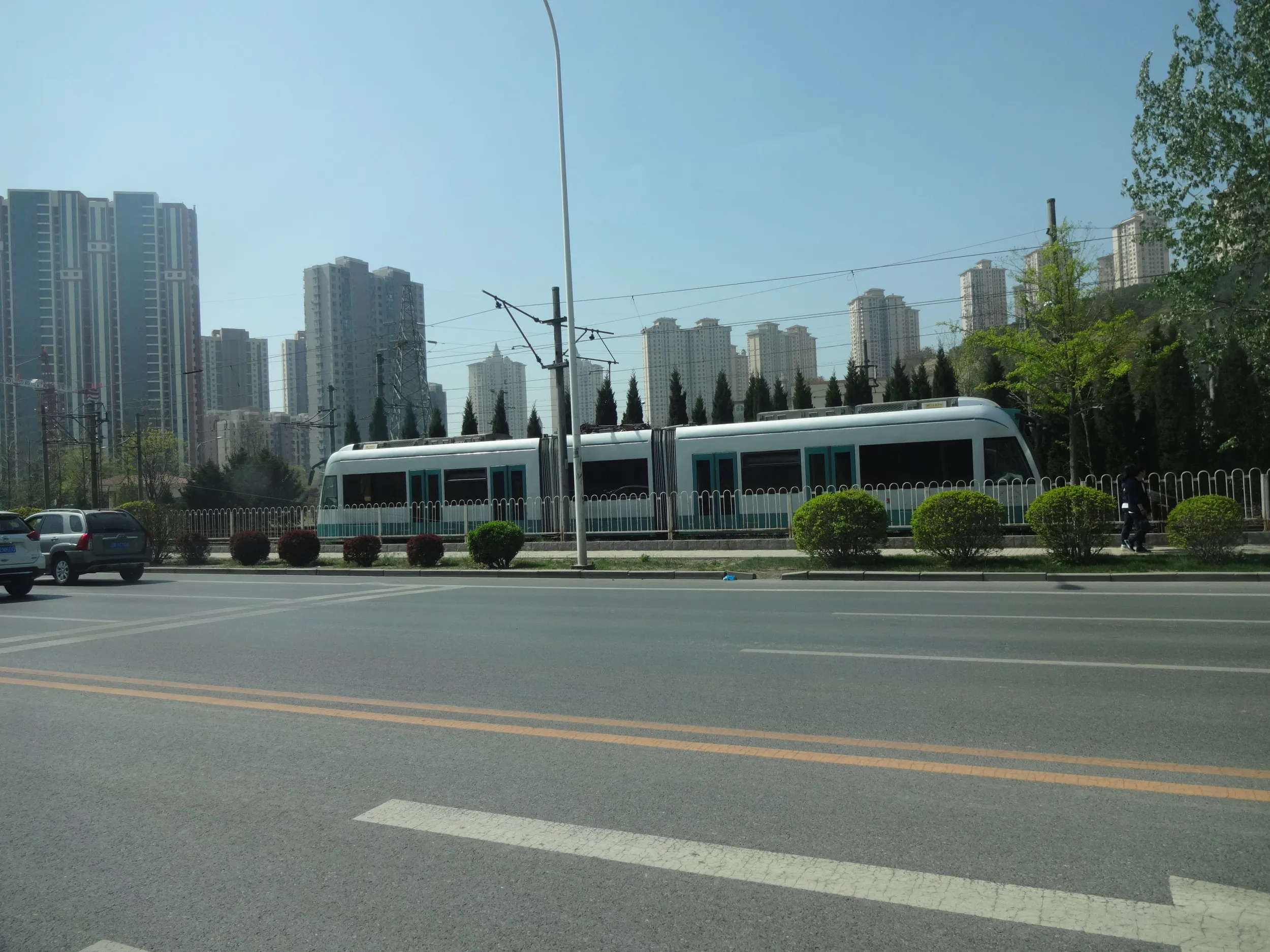 202路の路面電車（軽軌）