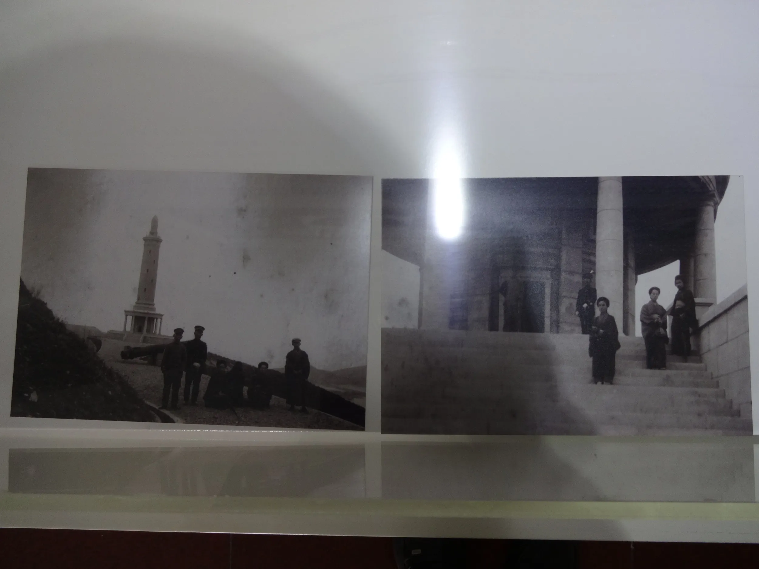 在りし日の白玉山塔