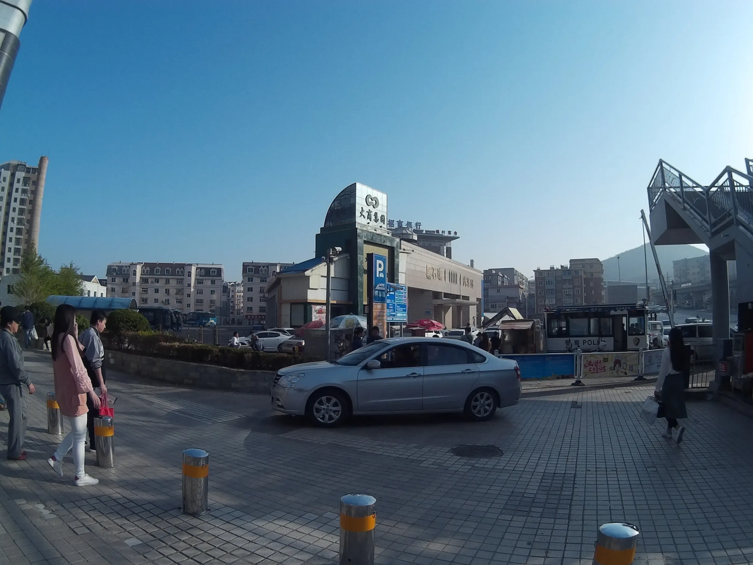 大連市内の路面電車