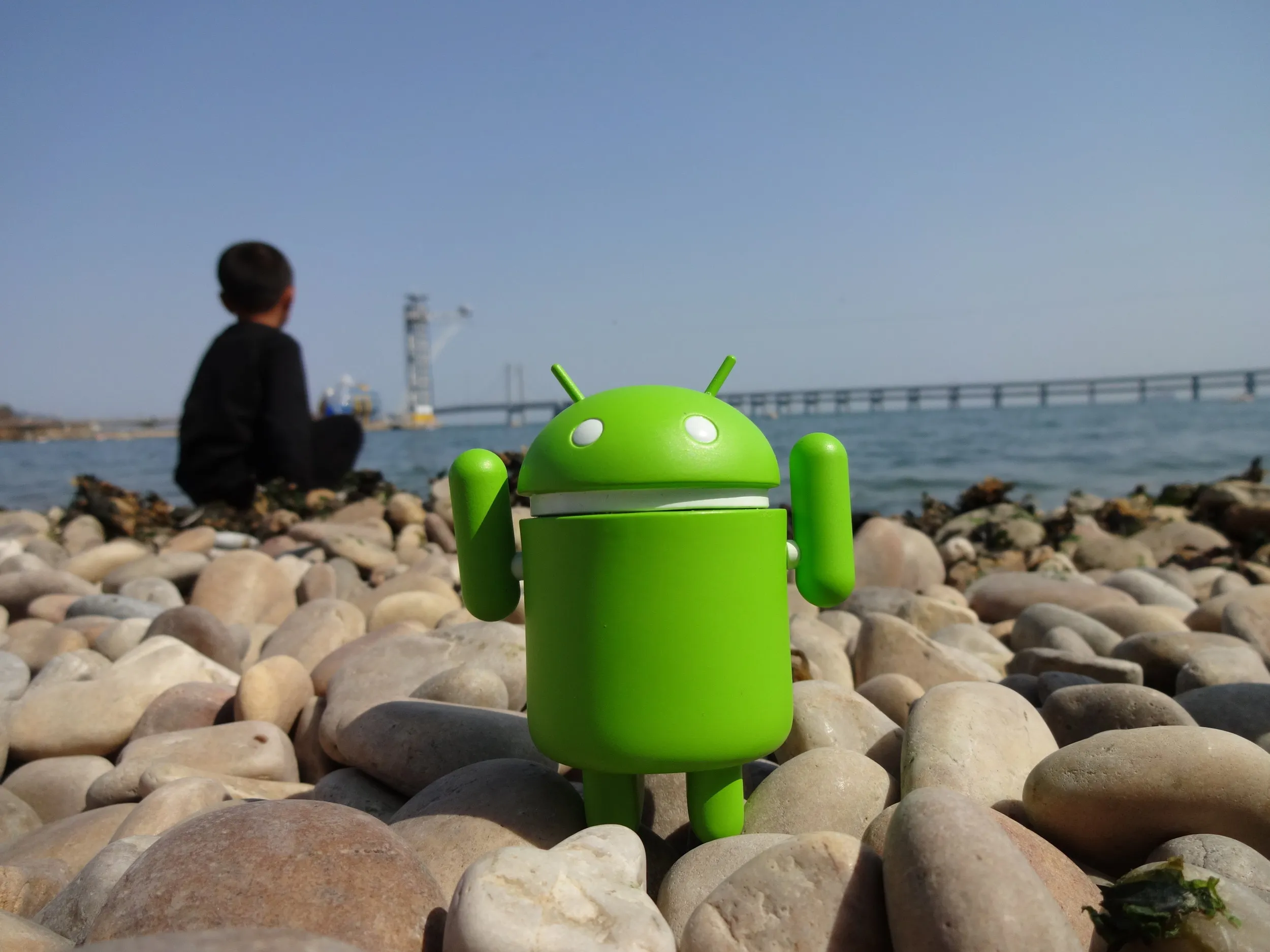 ドロイド君が記念撮影