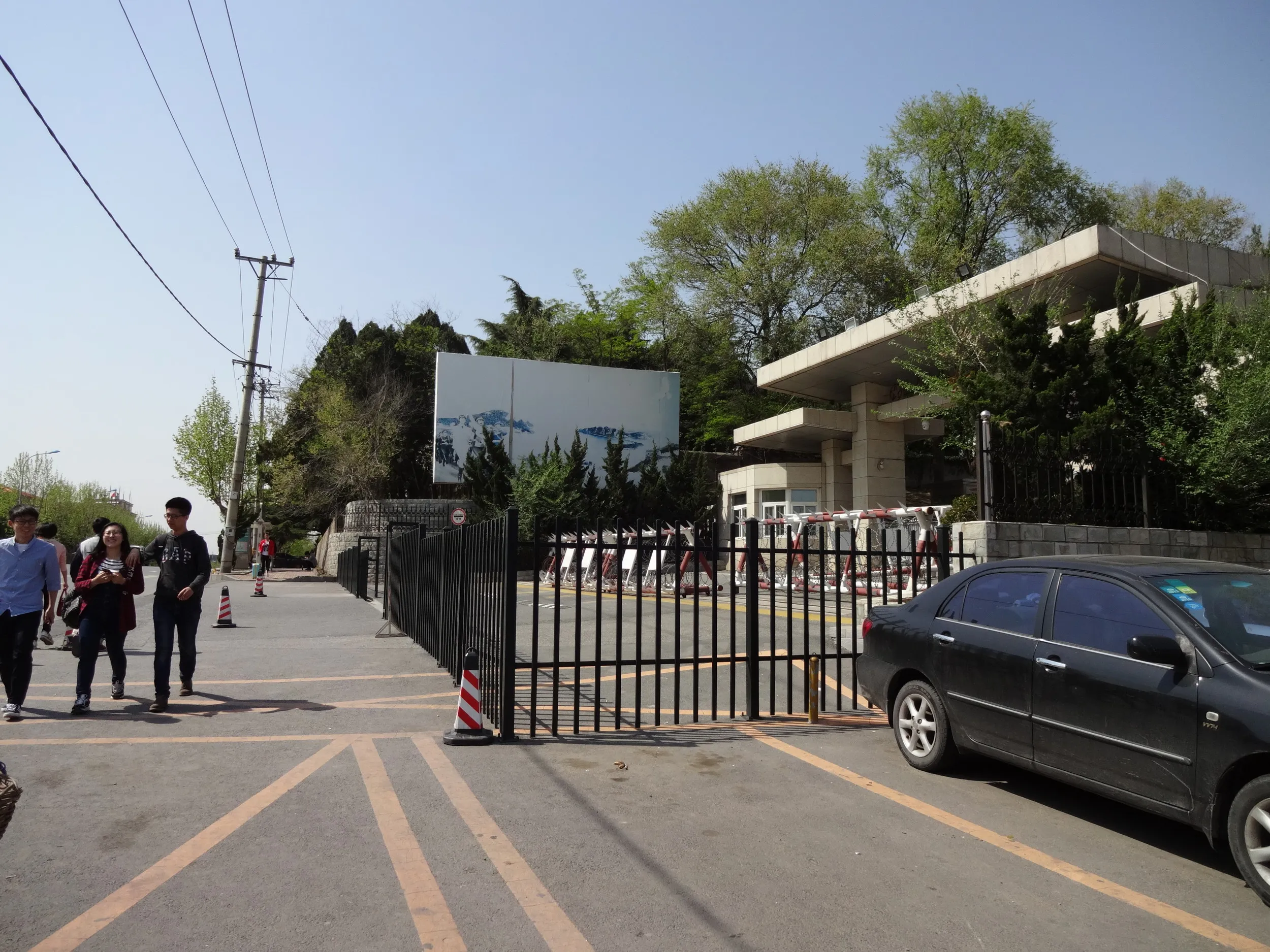 タクシーからの風景