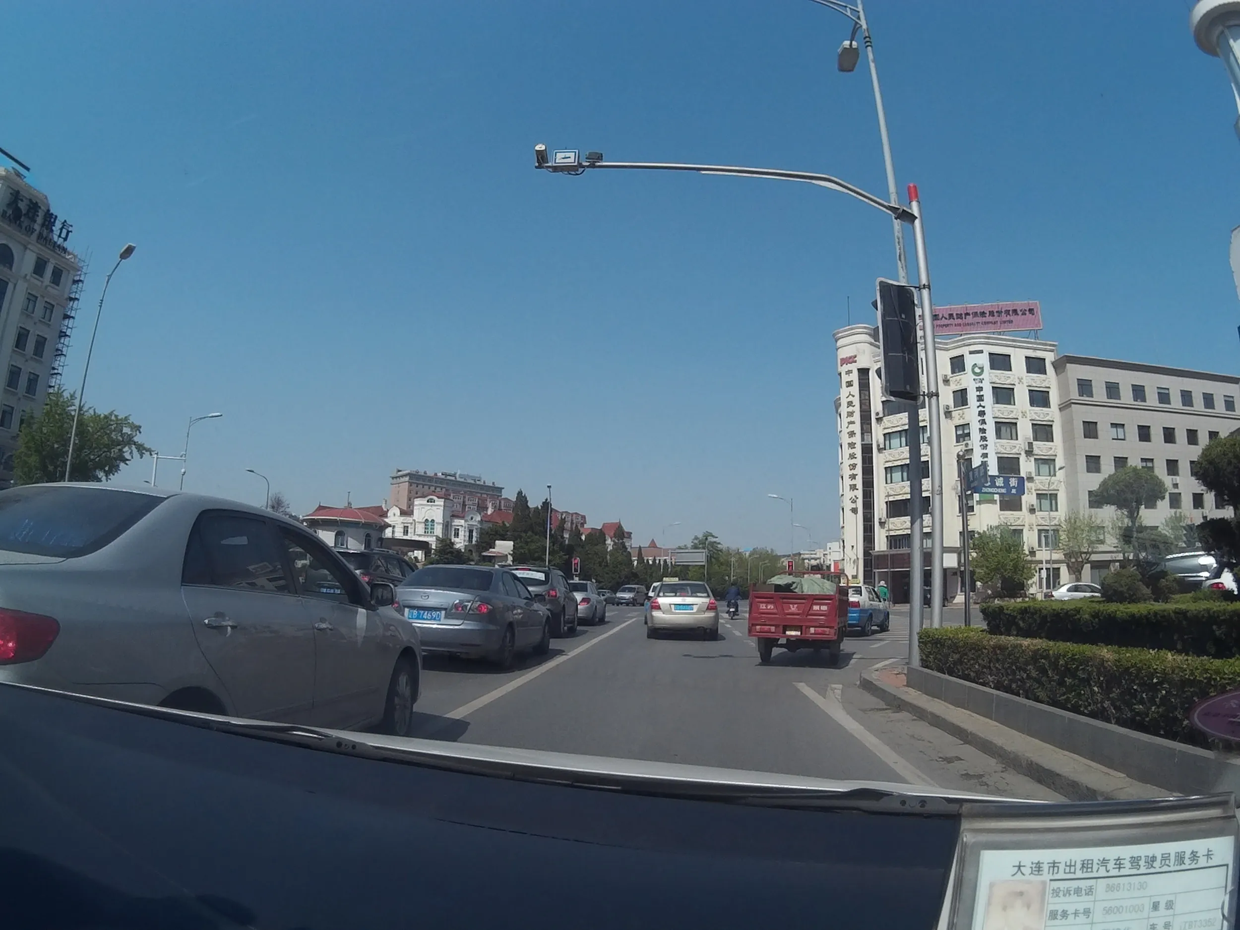 タクシーからの風景