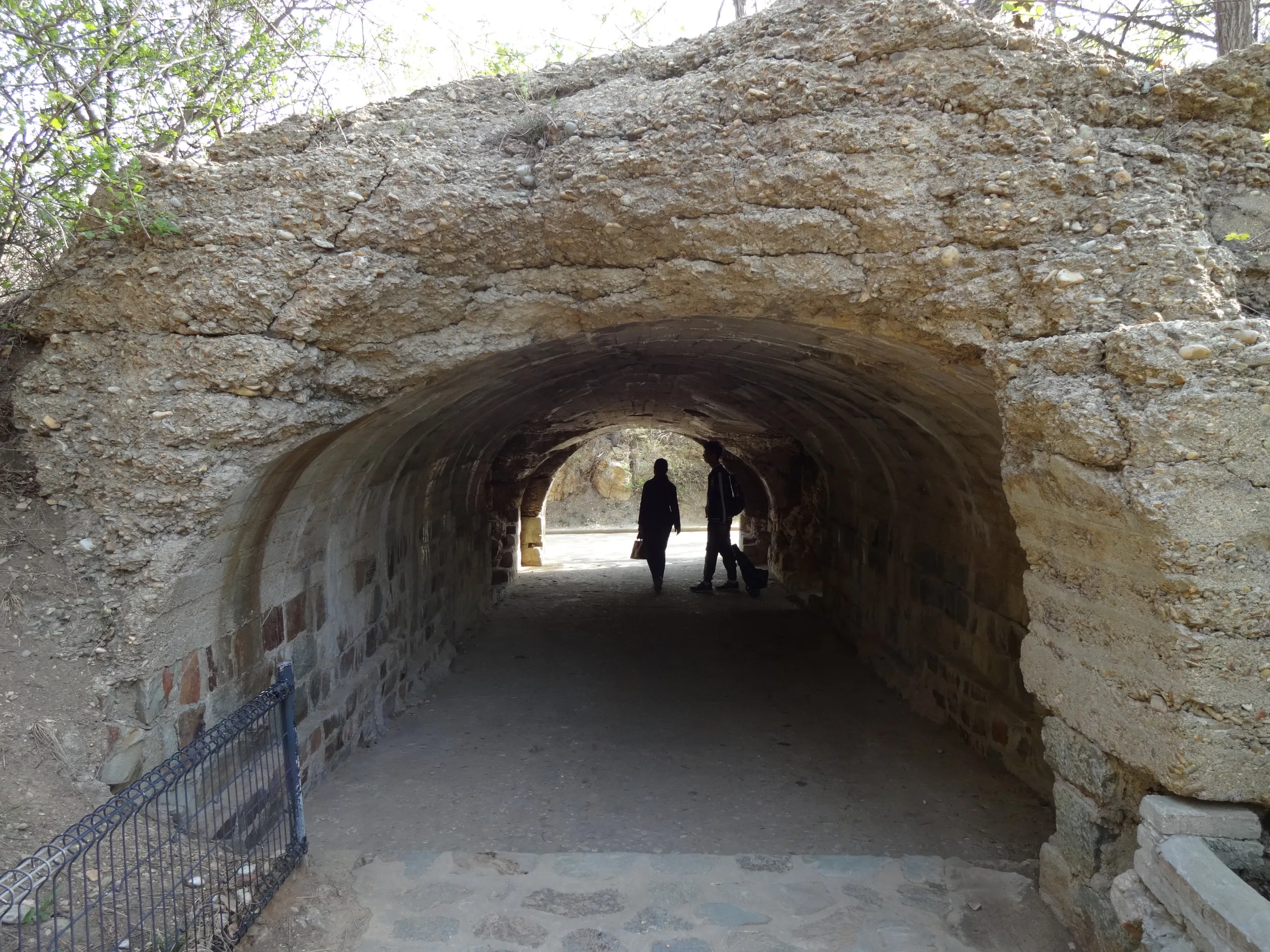 北堡塁の重要施設エリア