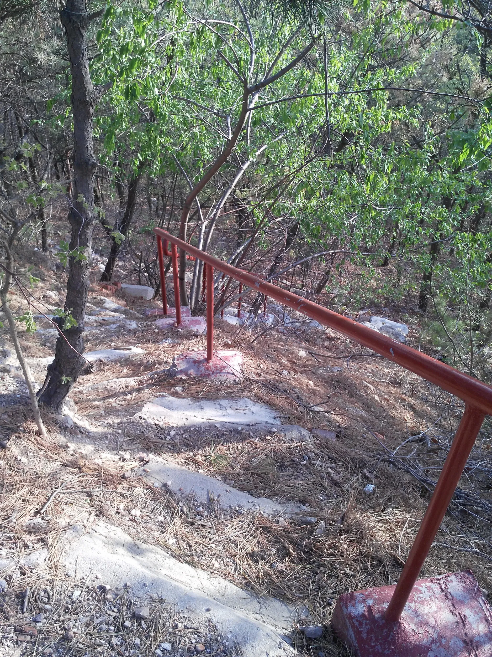 望台砲台へ向かう道