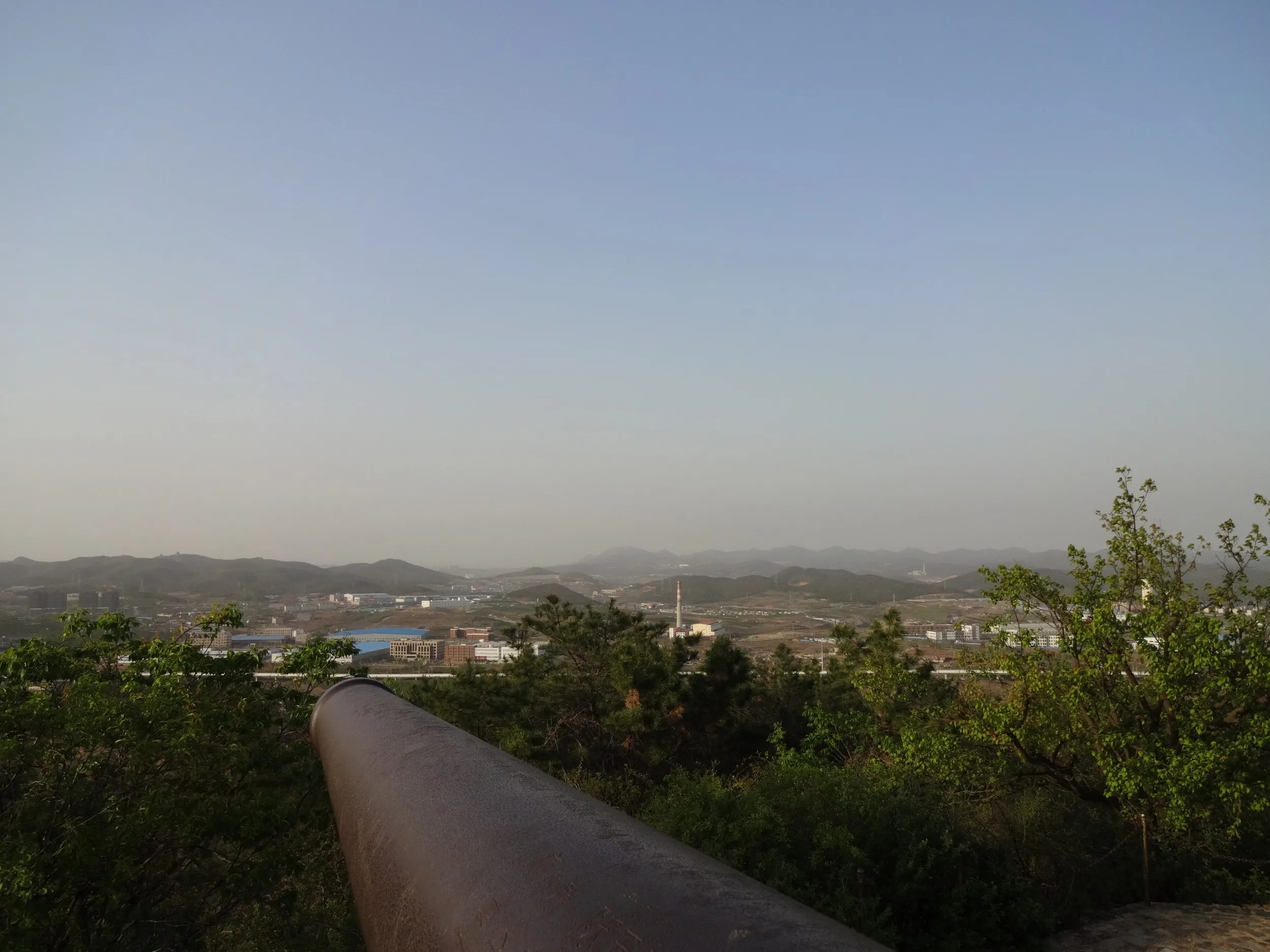 カノン砲と風景