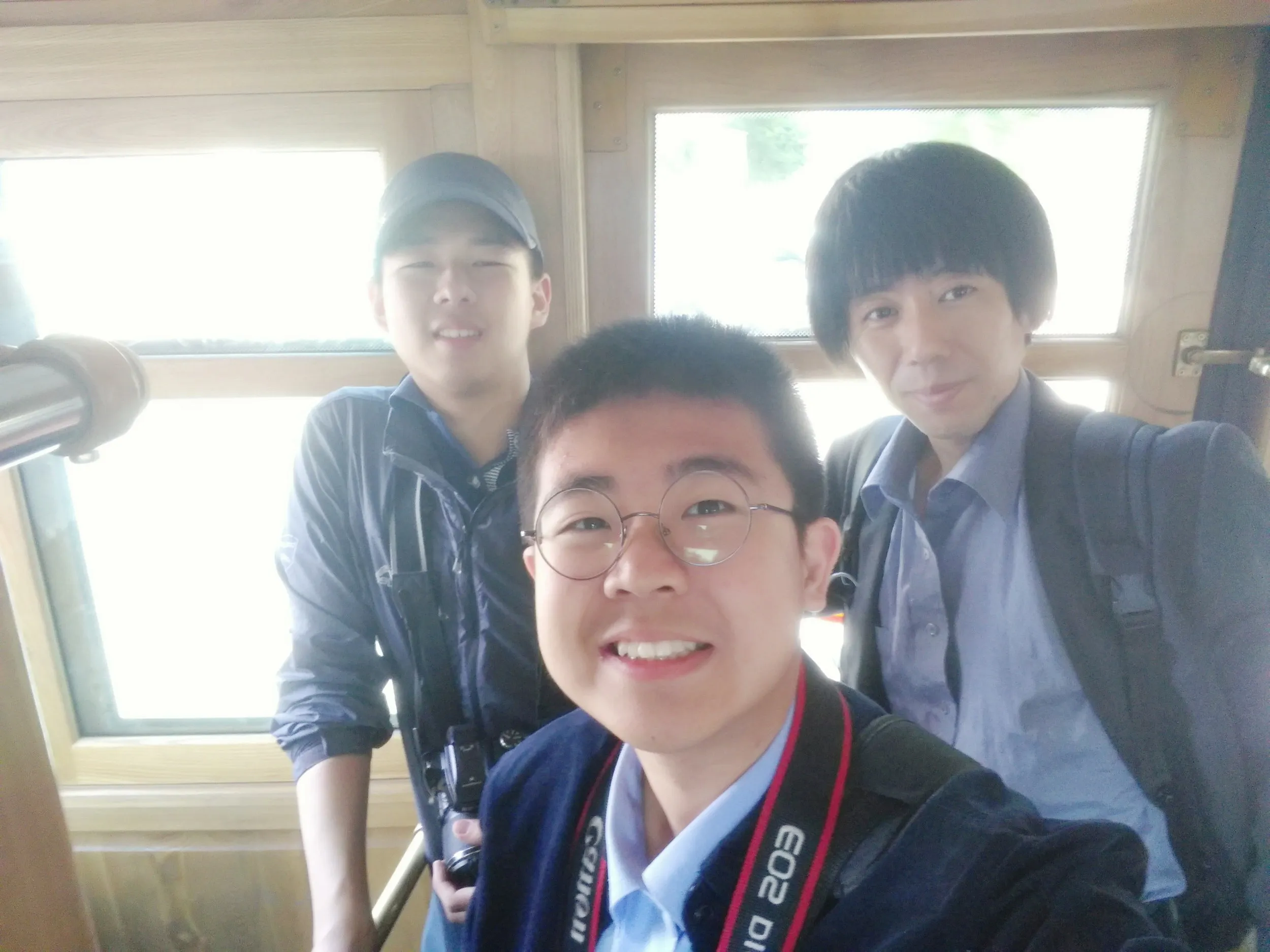 工作室の二人と記念撮影