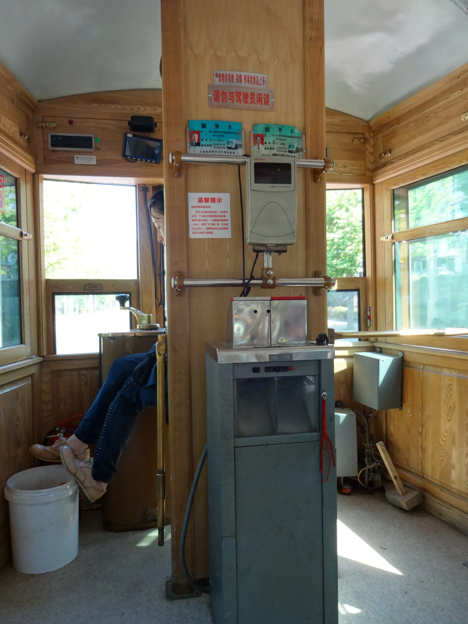 レトロな車両に再乗車