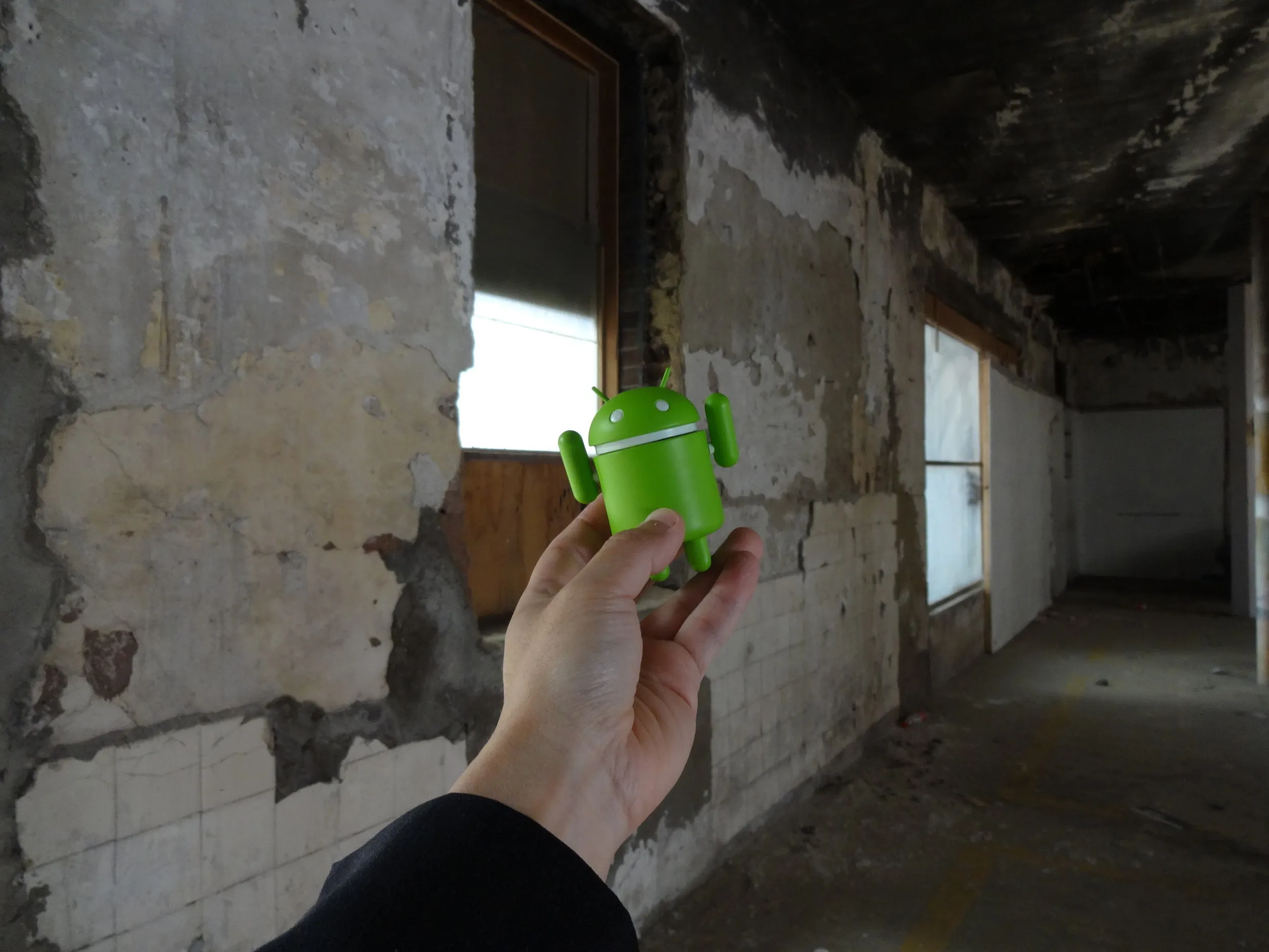 市場跡でドロイド君