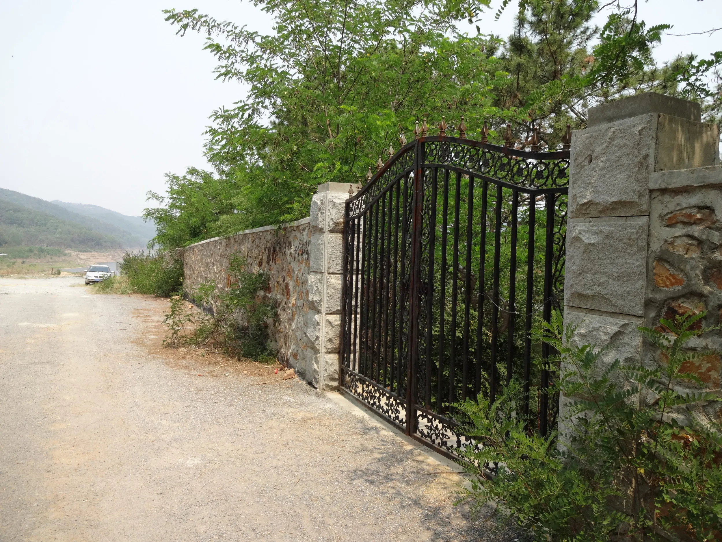 龍王塘ダムの風景